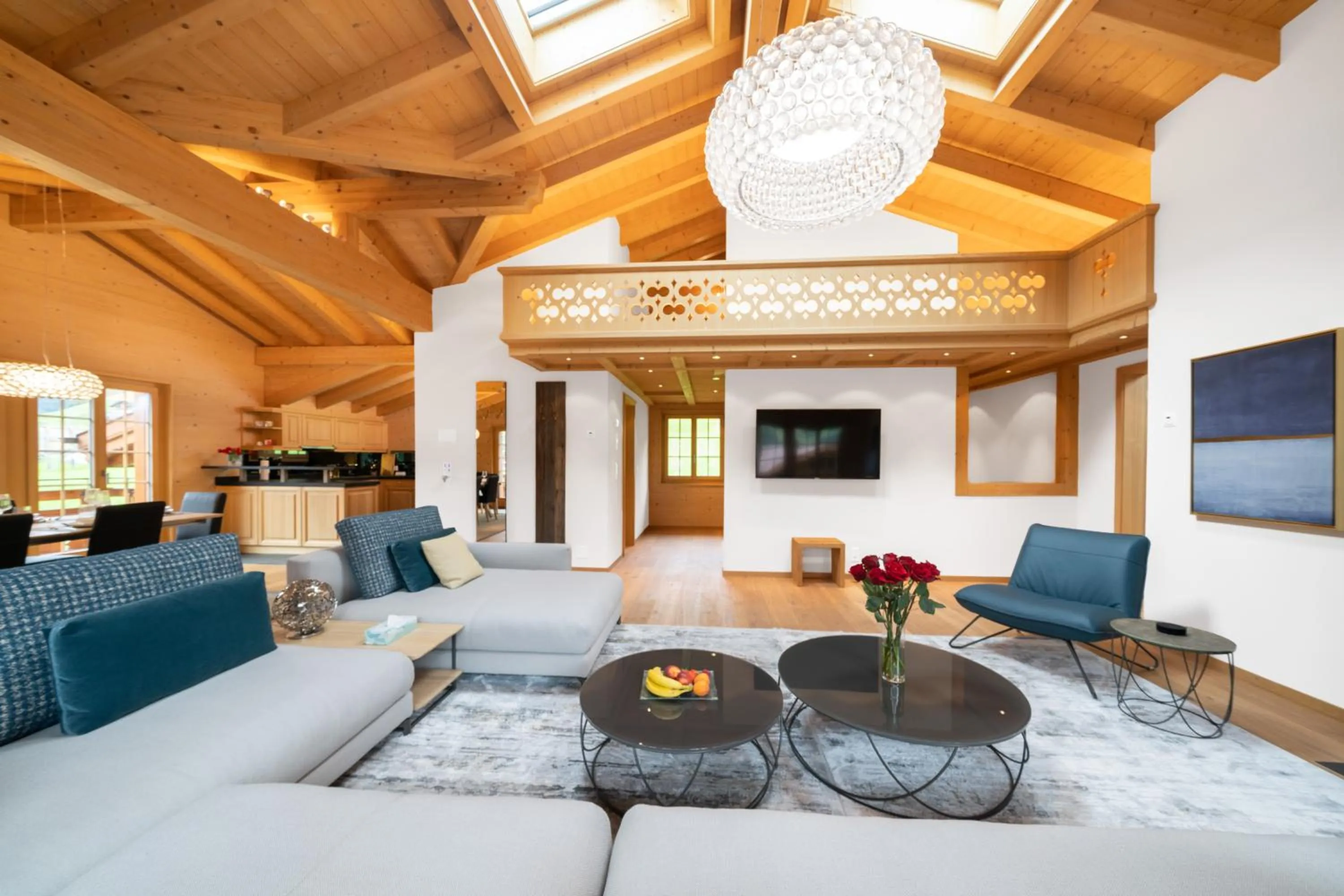 TV and multimedia in Chalet Alia and Apartments-Grindelwald by Swiss Hotel Apartments