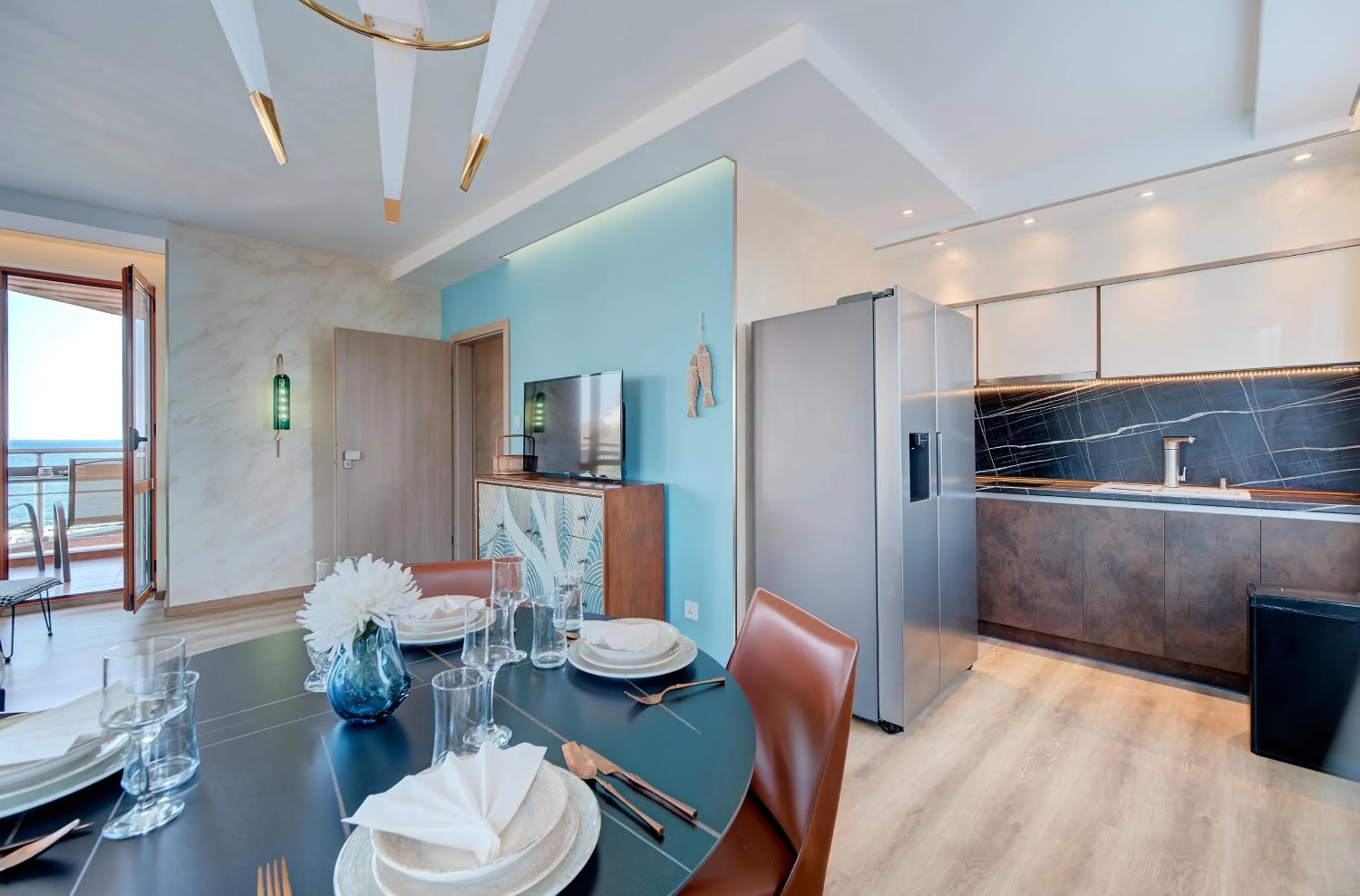 Communal lounge/ TV room in Beachfront Smart Homes by Marty's