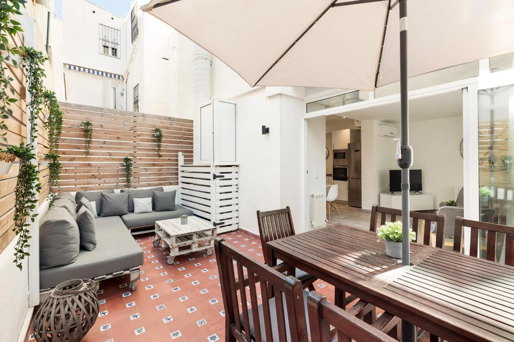 View (from property/room) in Sitges Group Blue&White