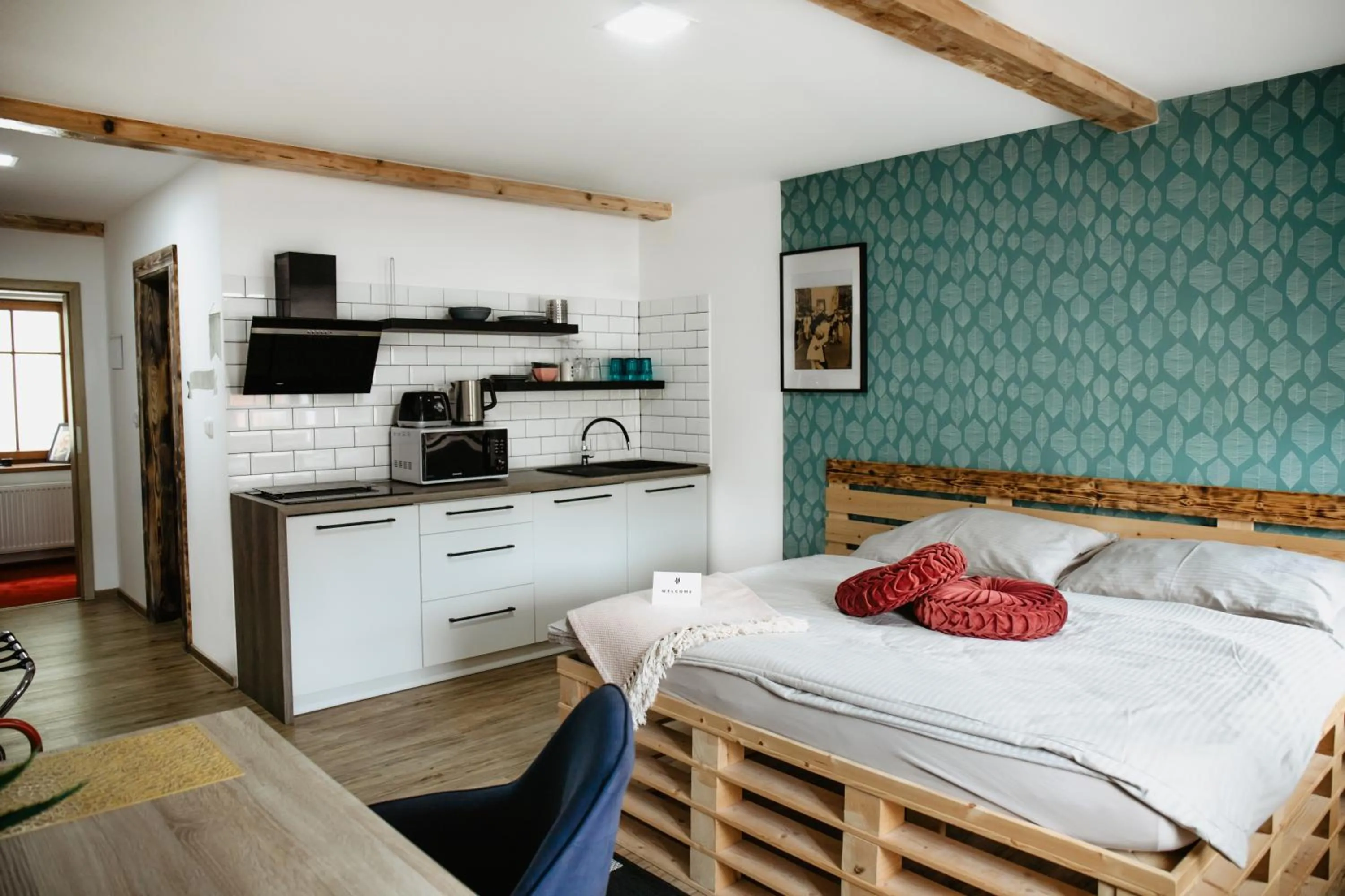 Bed in Joy Aparthotel Keilberg