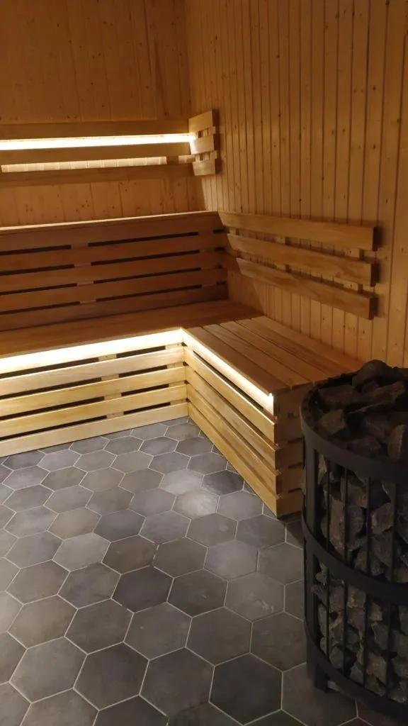 Sauna in Joy Aparthotel Keilberg