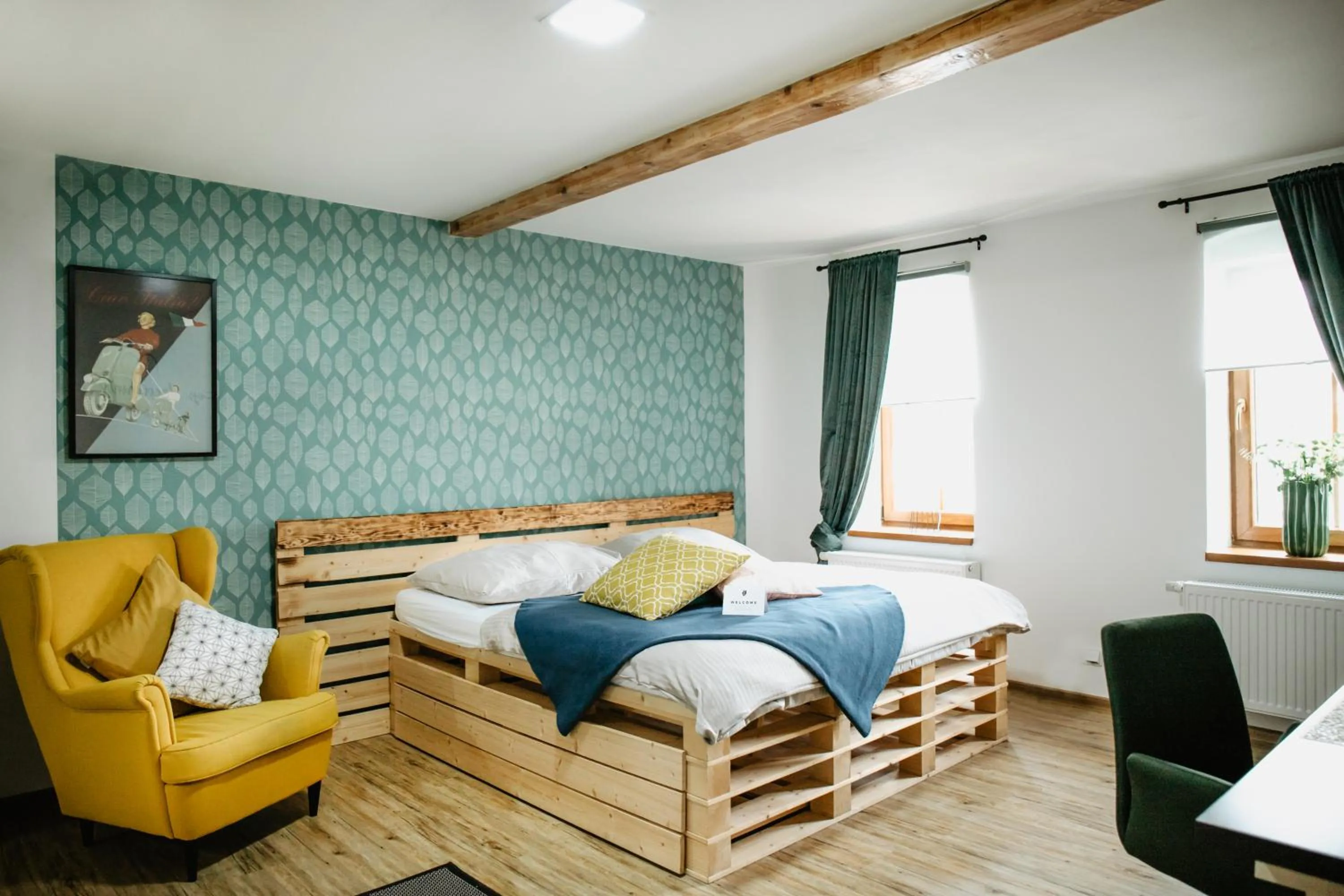 Bed in Joy Aparthotel Keilberg