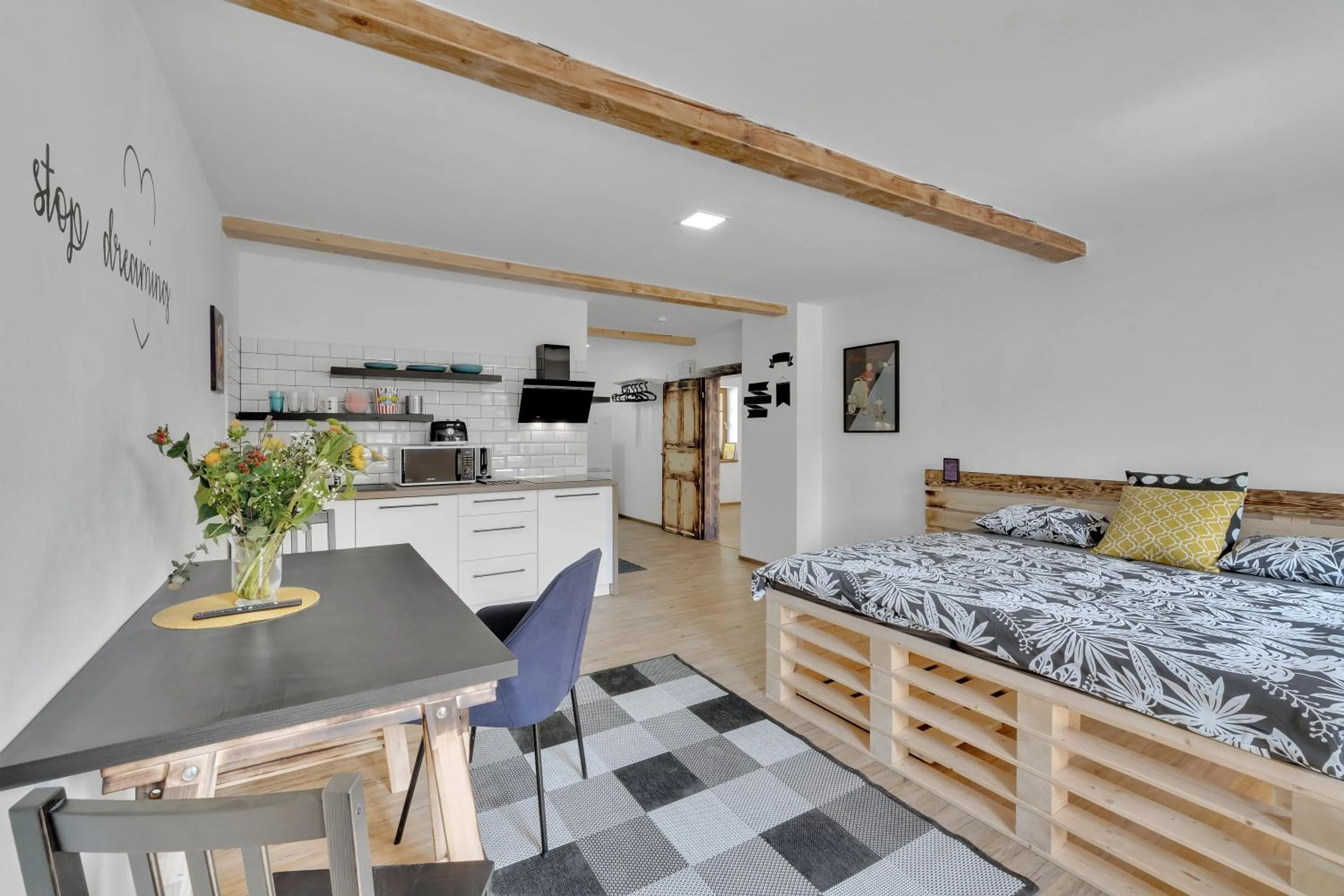 Bed in Joy Aparthotel Keilberg