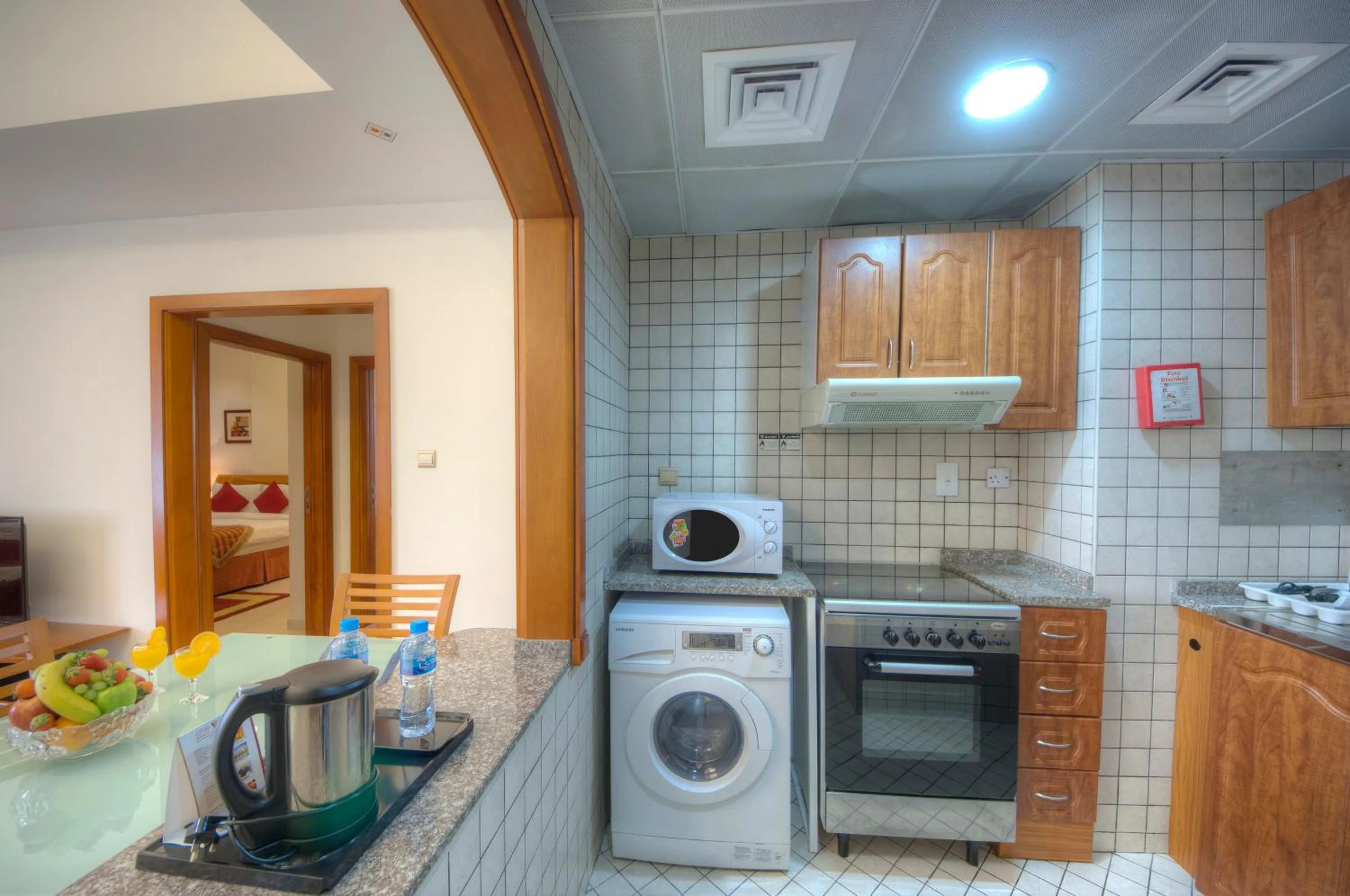 Kitchen or kitchenette in La Villa Najd Hotel Apartments
