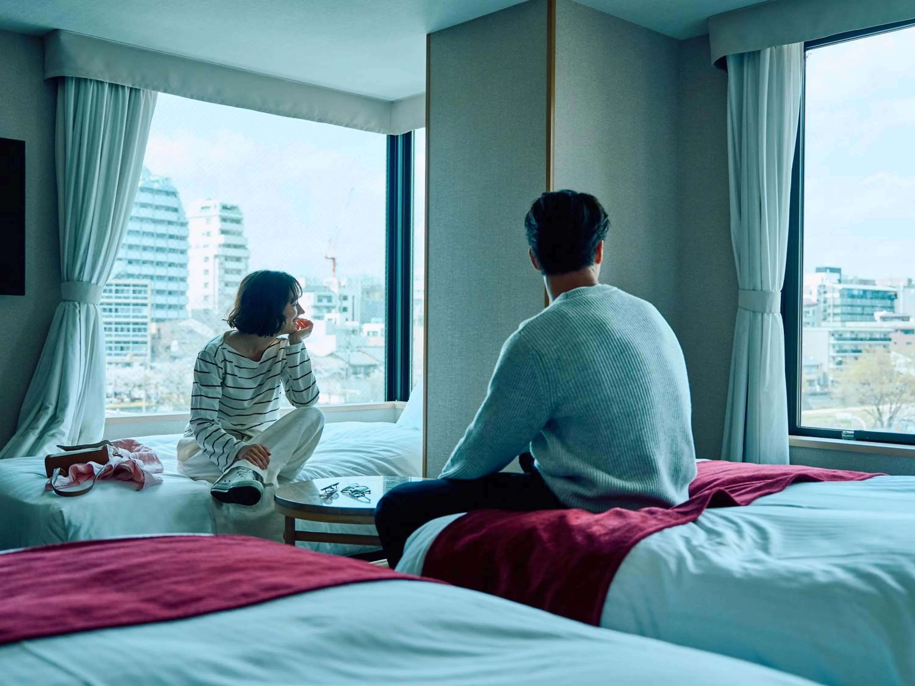 City view, Bed in Hotel SUI Kyoto Kiyomizu