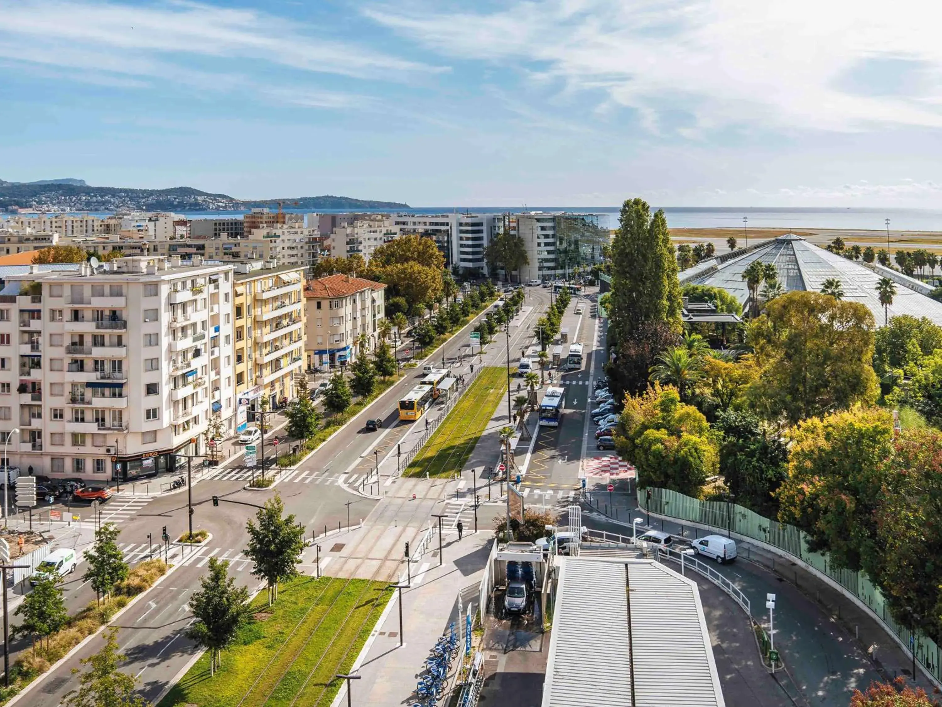 Bird's eye view in ibis Styles Nice Aéroport Arenas