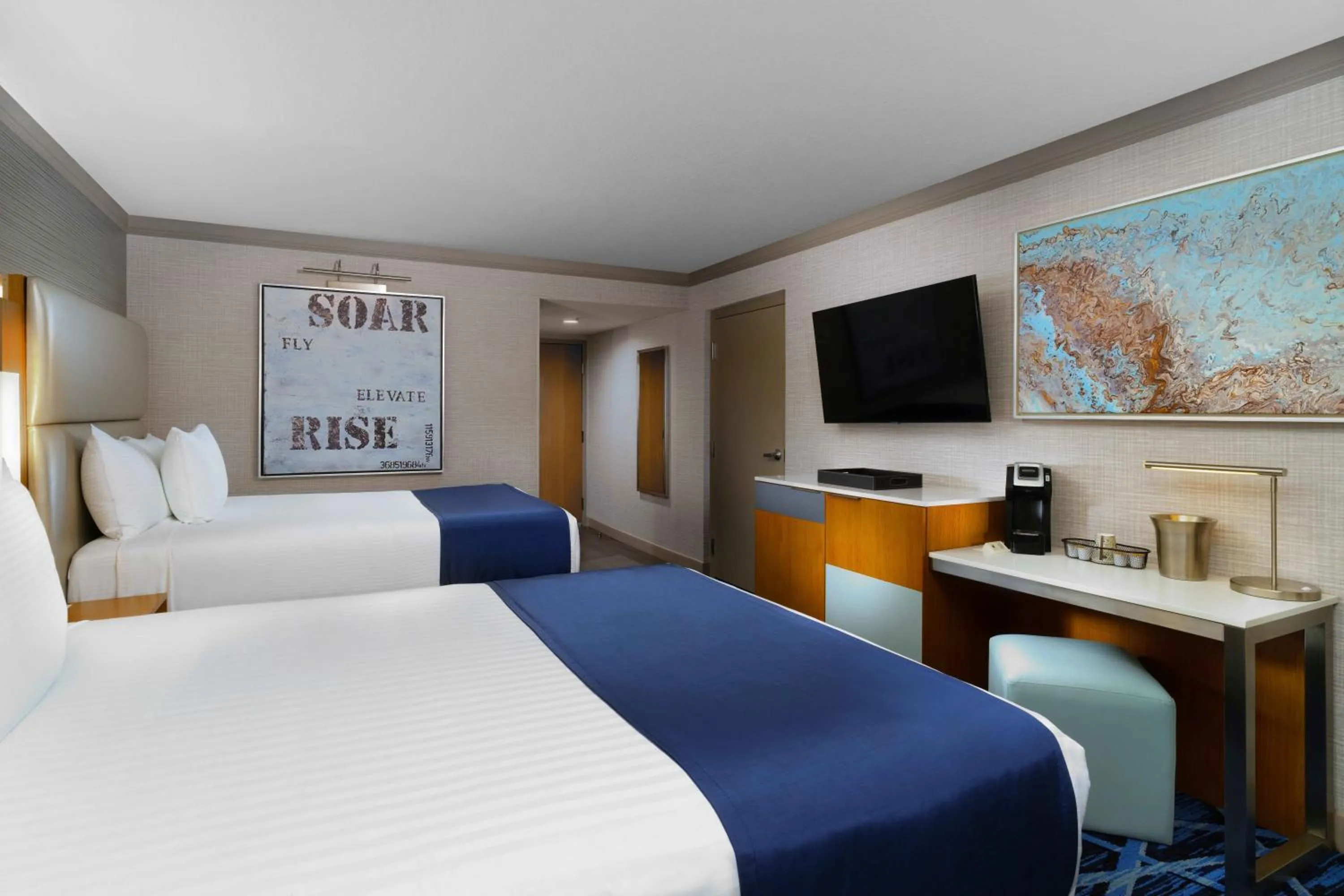 Bed in The STRAT Hotel, Casino & Tower