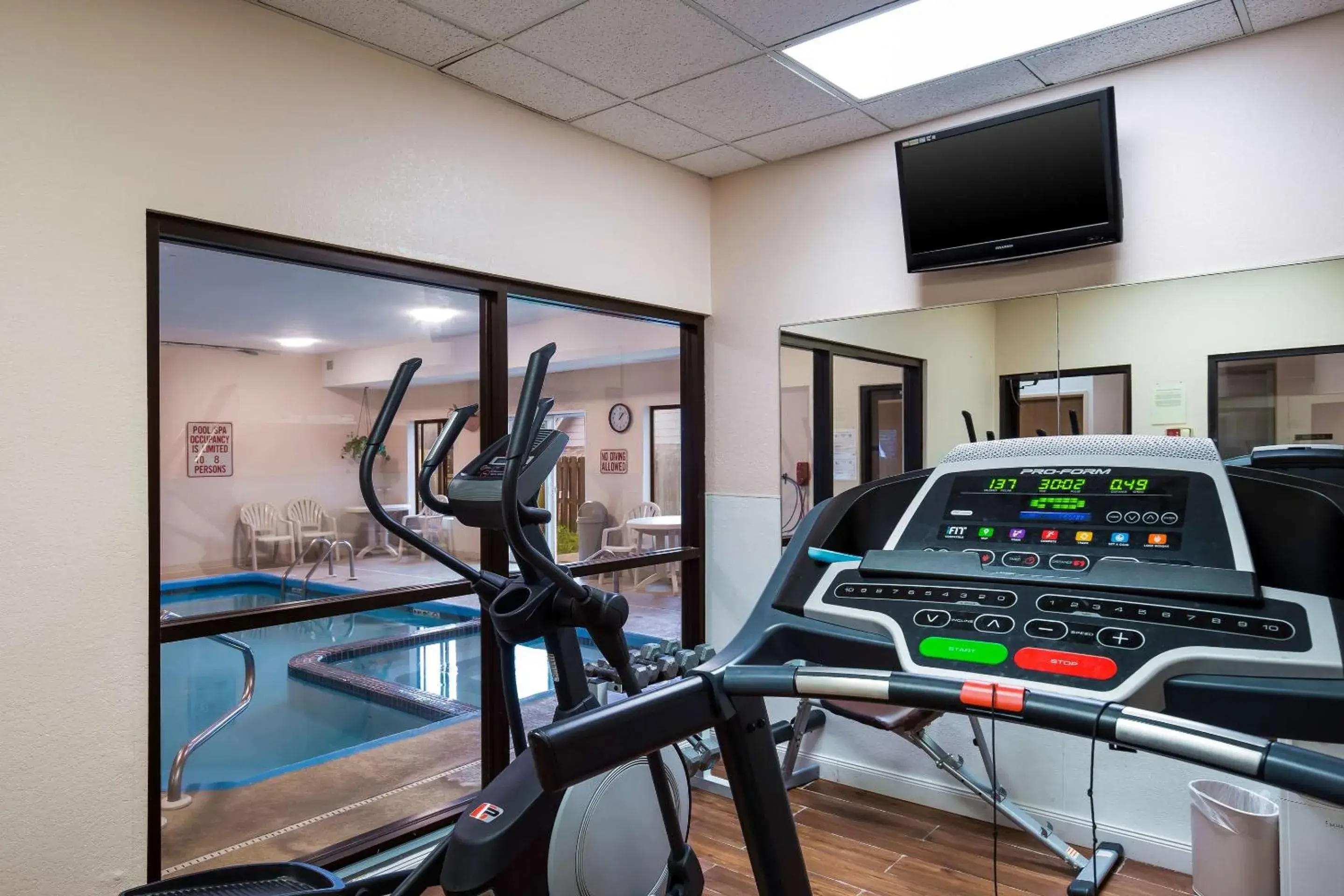 Fitness centre/facilities in Quality Inn I-70 Near Kansas Speedway Fitness centre/facilities in Quality Inn I-70 Near Kansas Speedway
