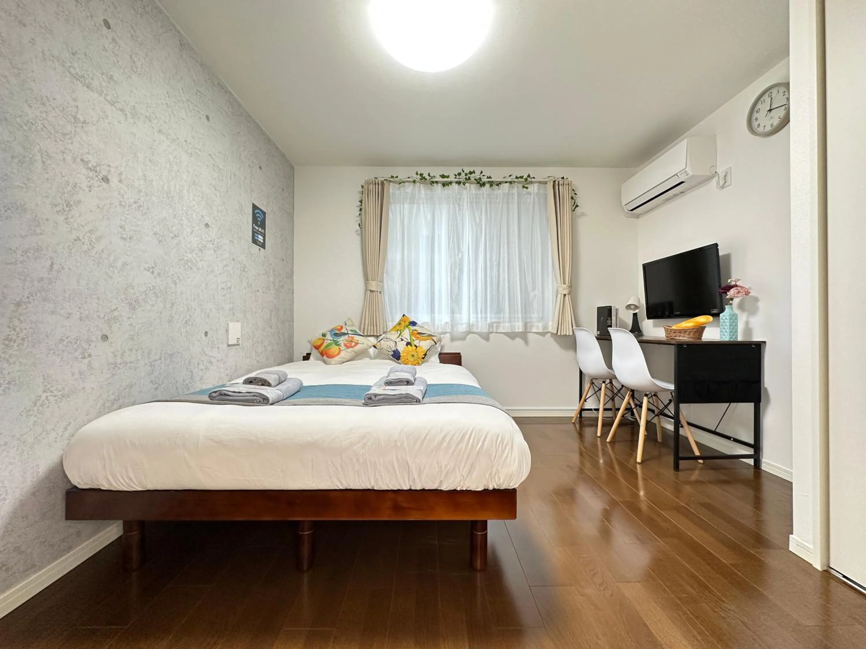 Bed in nestay inn tokyo ryogoku