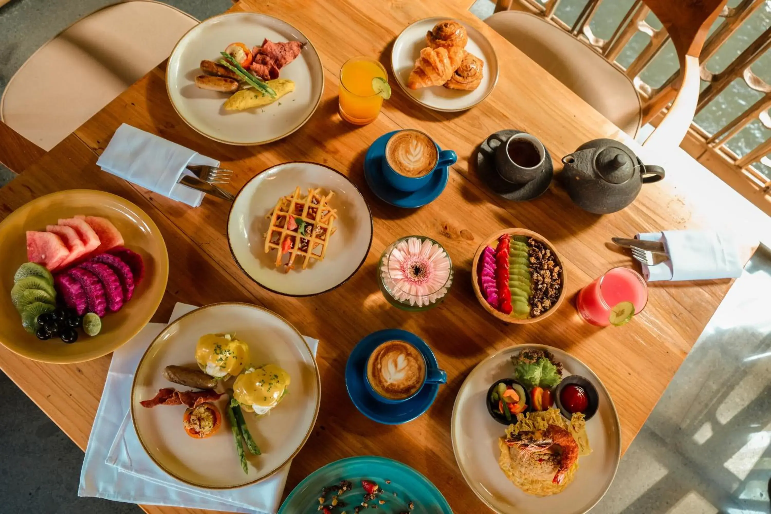 Breakfast in Harsono Boutique Resort Bali Breakfast in Harsono Boutique Resort Bali