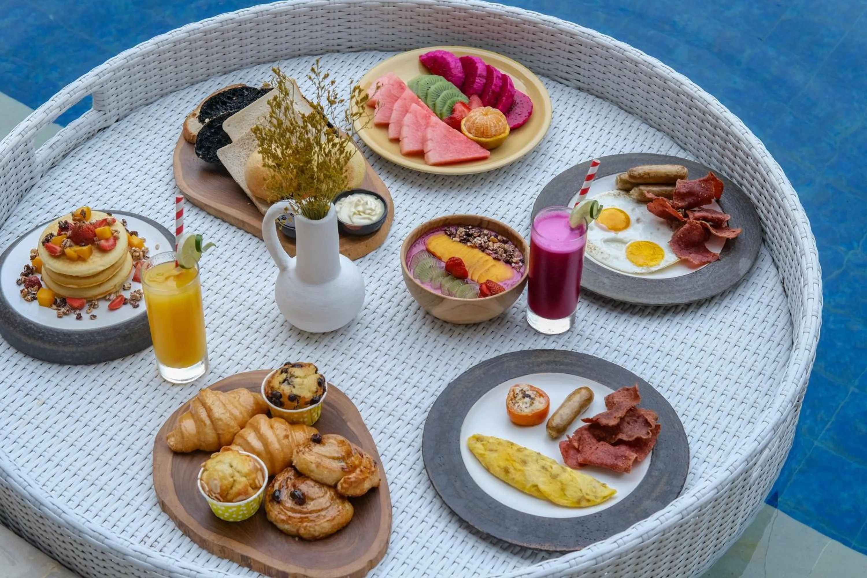 Breakfast in Harsono Boutique Resort Bali