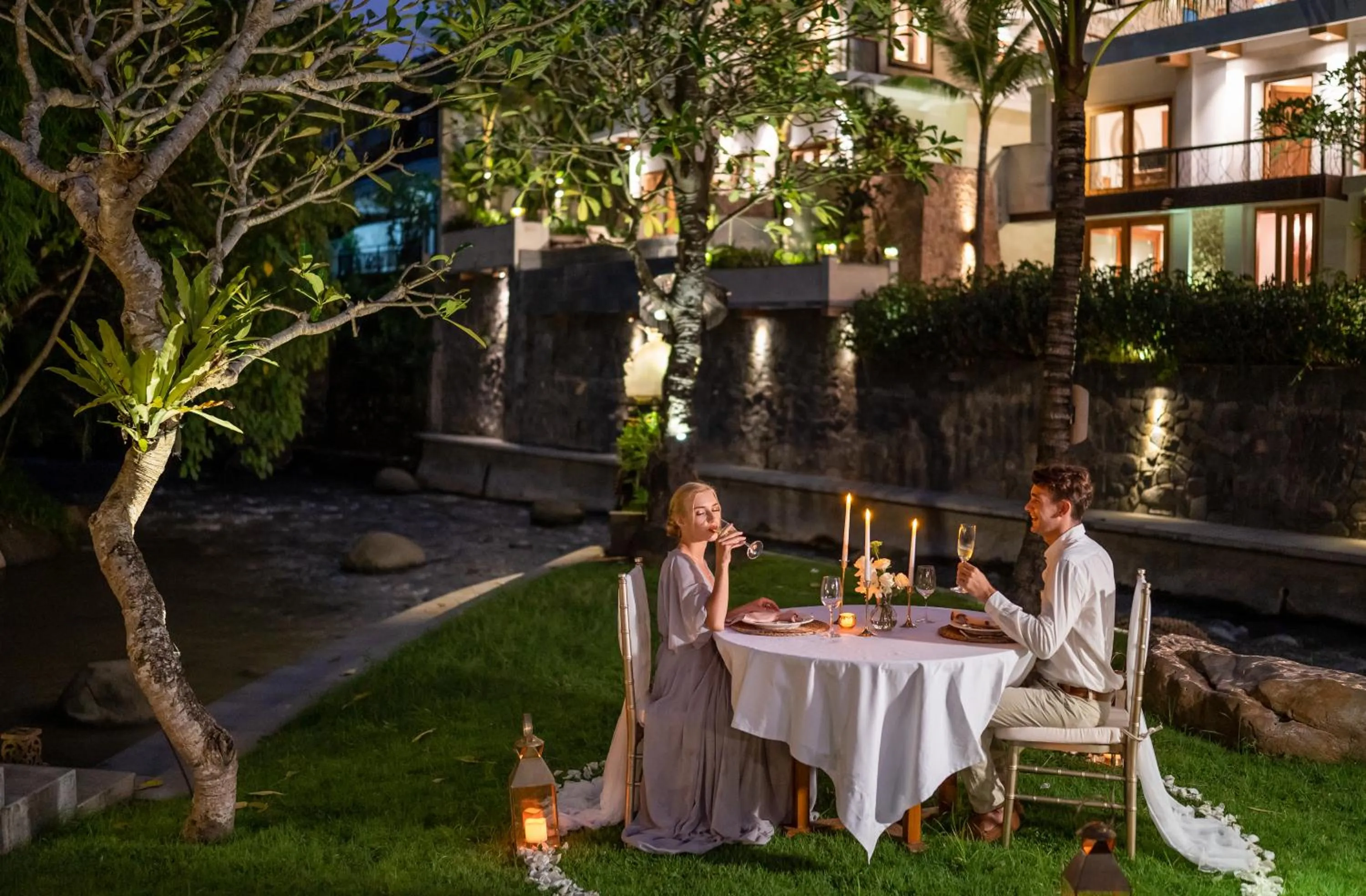 Dinner in Harsono Boutique Resort Bali