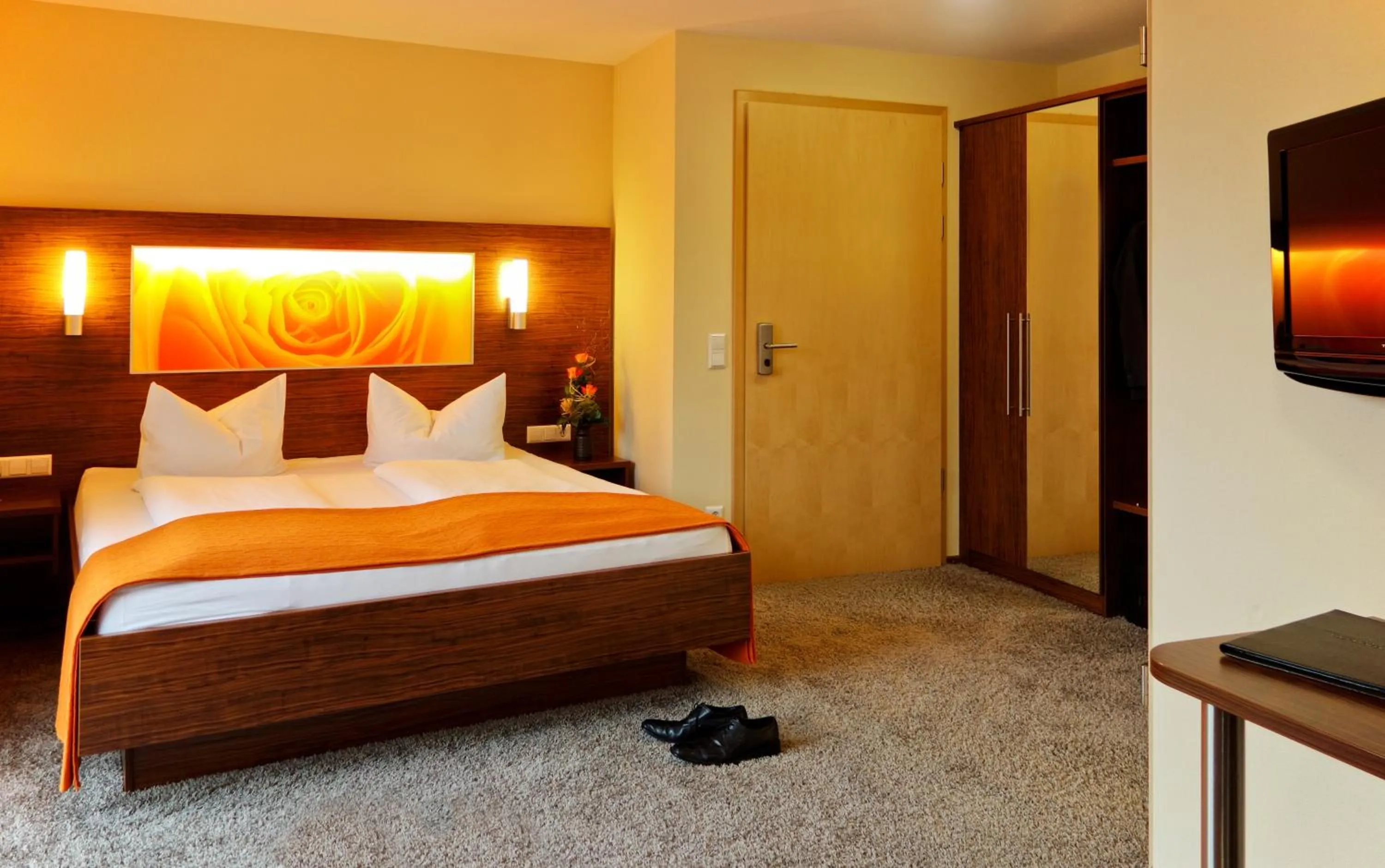 Decorative detail, Bed in Lindenberger Hof