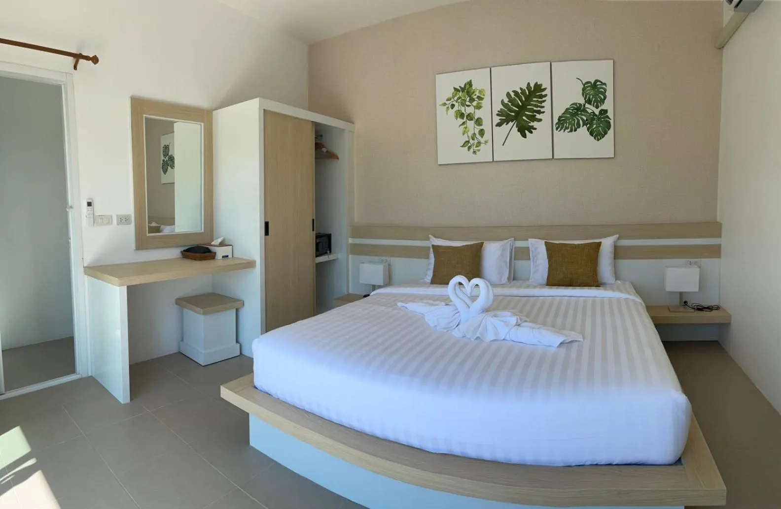 Bathroom, Bed in Pure Laguna Residence by Nice Sea Resort