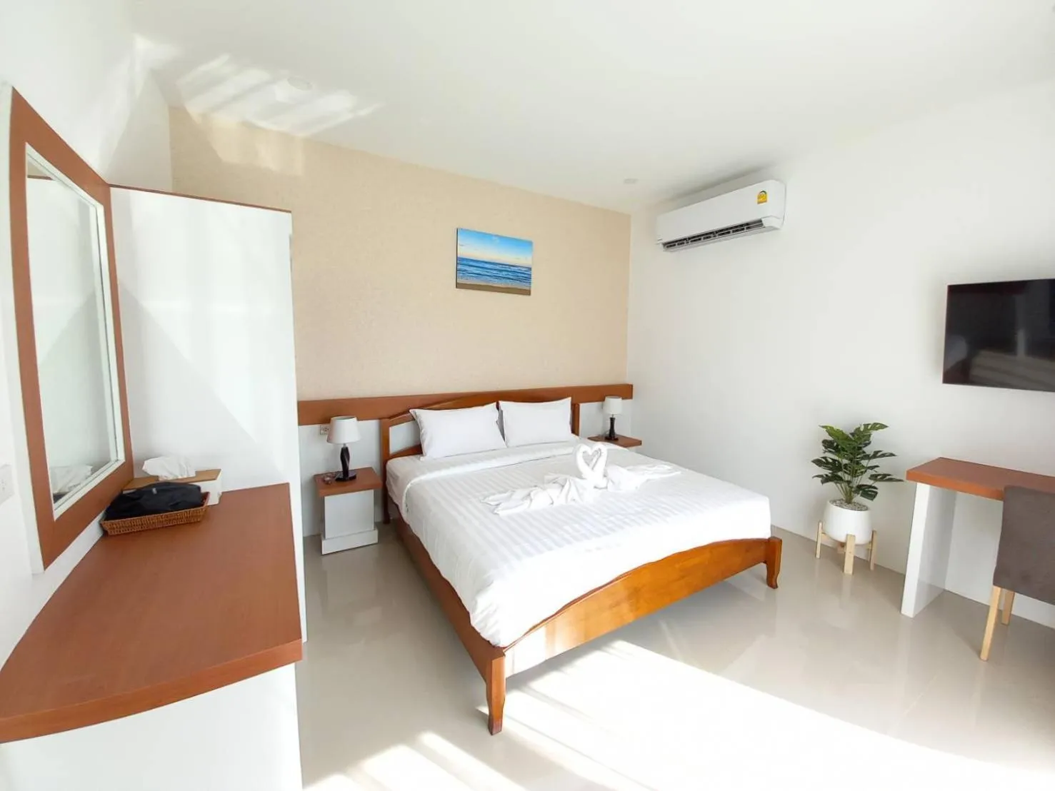 Bedroom, Bed in Pure Laguna Residence by Nice Sea Resort