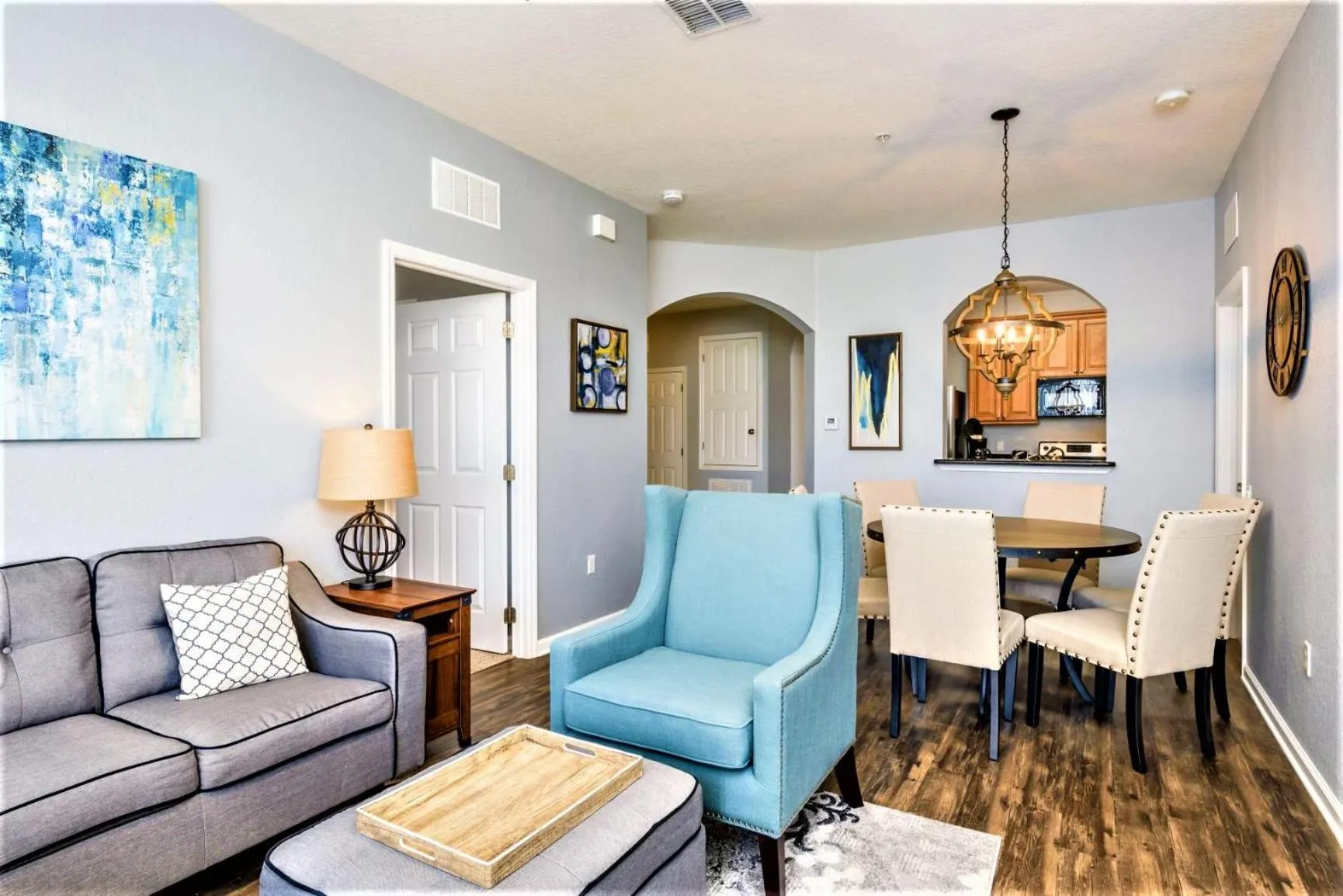 Living room in Vista Cay Resort by Millenium at Universal Blvd.