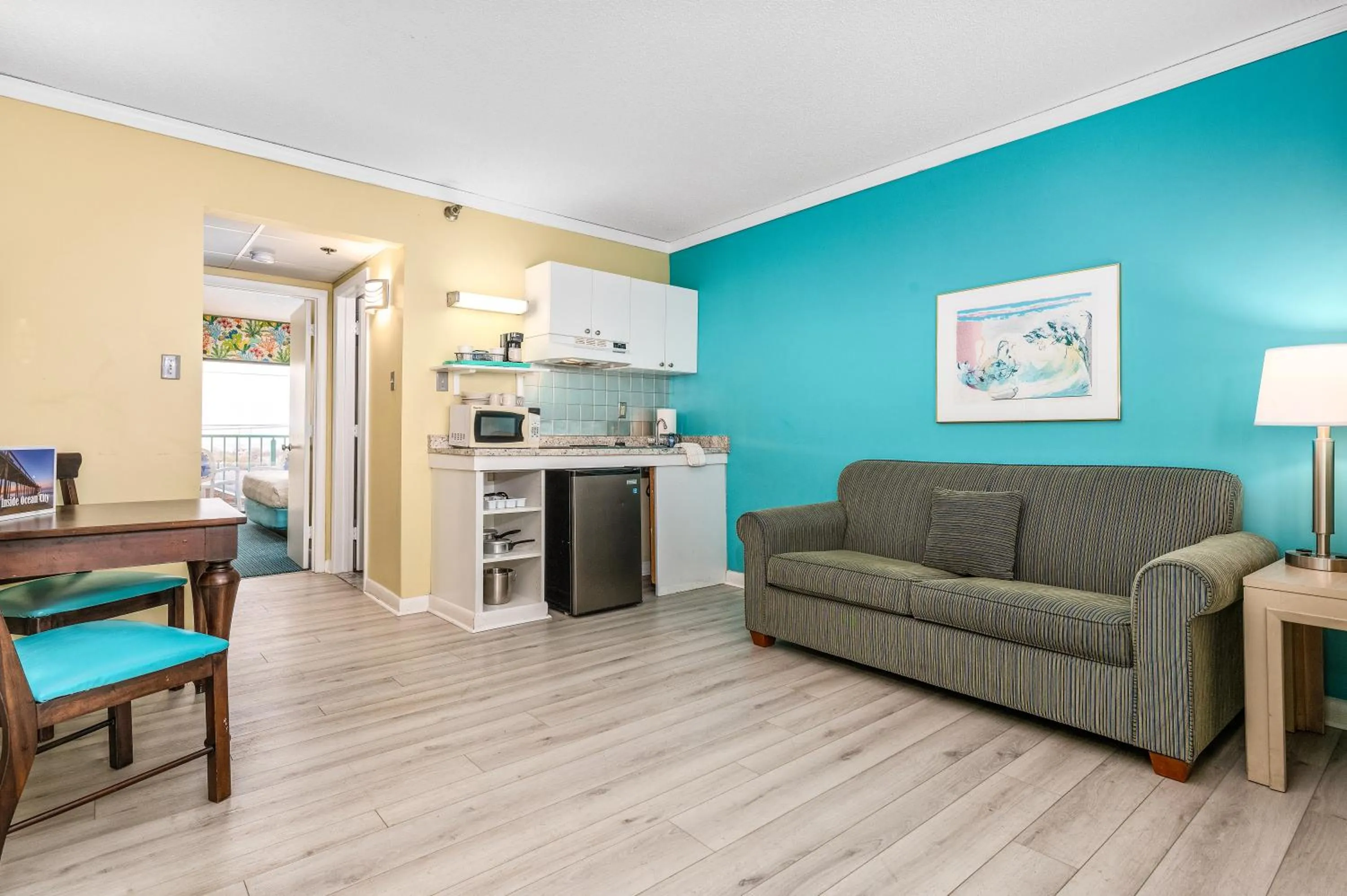 Living room in Cayman Suites Hotel