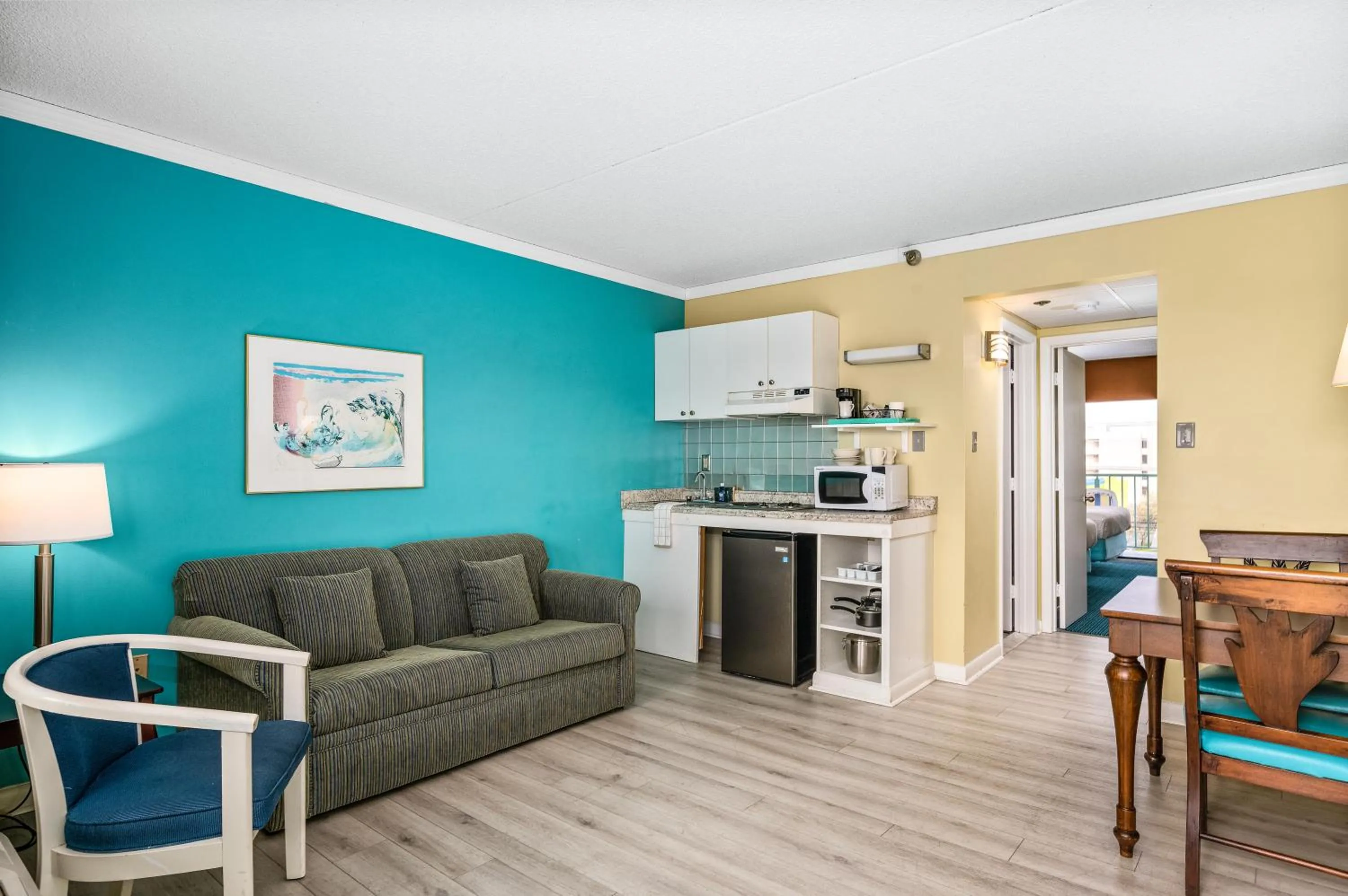 Living room in Cayman Suites Hotel