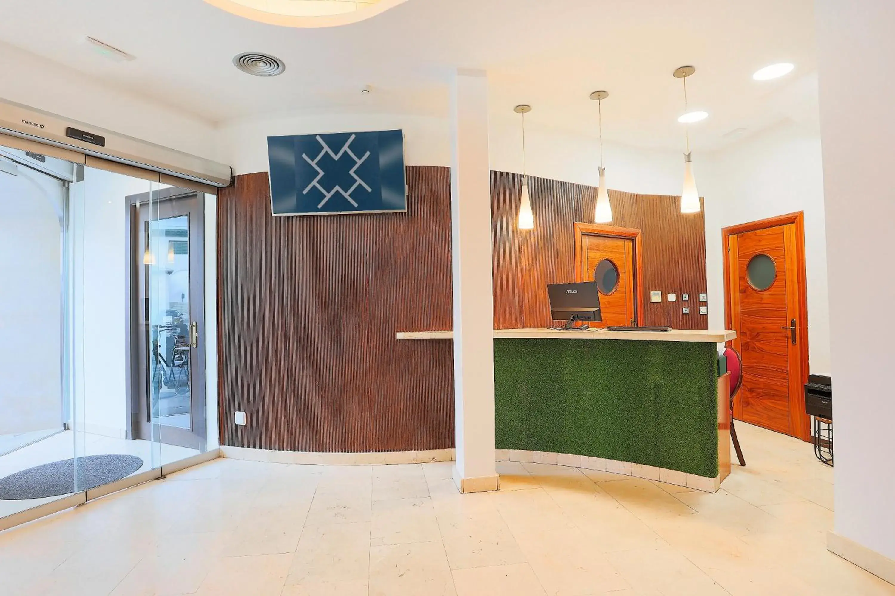 Lobby or reception in Hotel Rincón del Conde Lobby or reception in Hotel Rincón del Conde