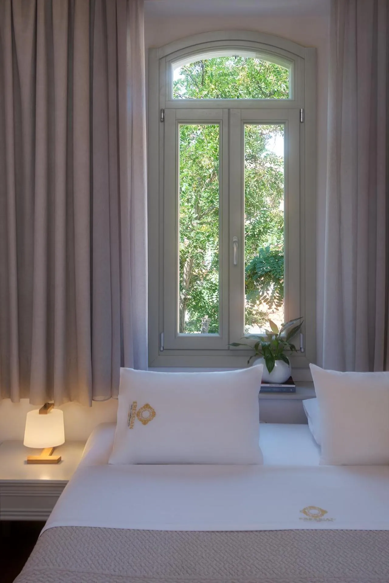 Bed in Eressian Hotel & Hammam Spa