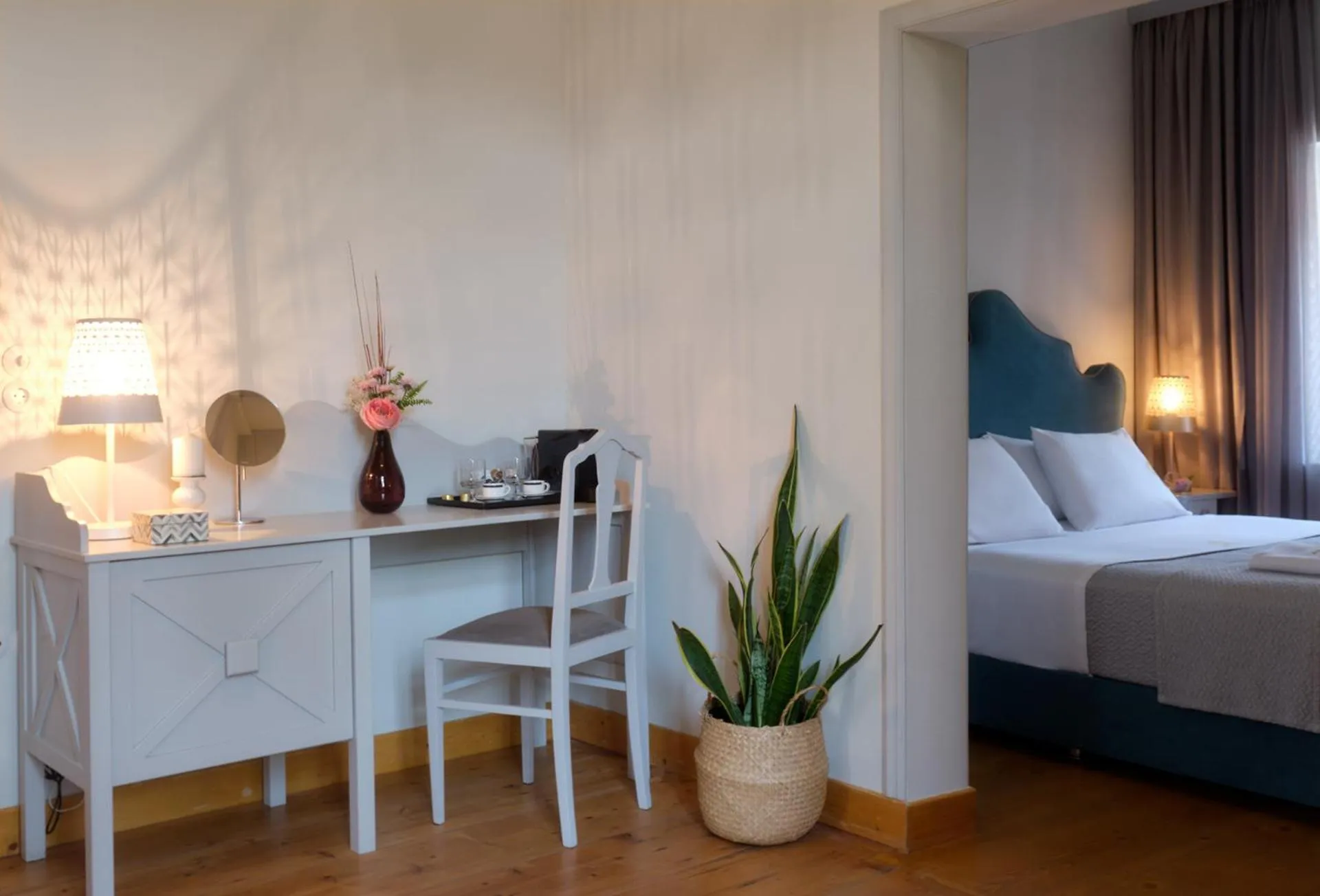 Bed in Eressian Hotel & Hammam Spa