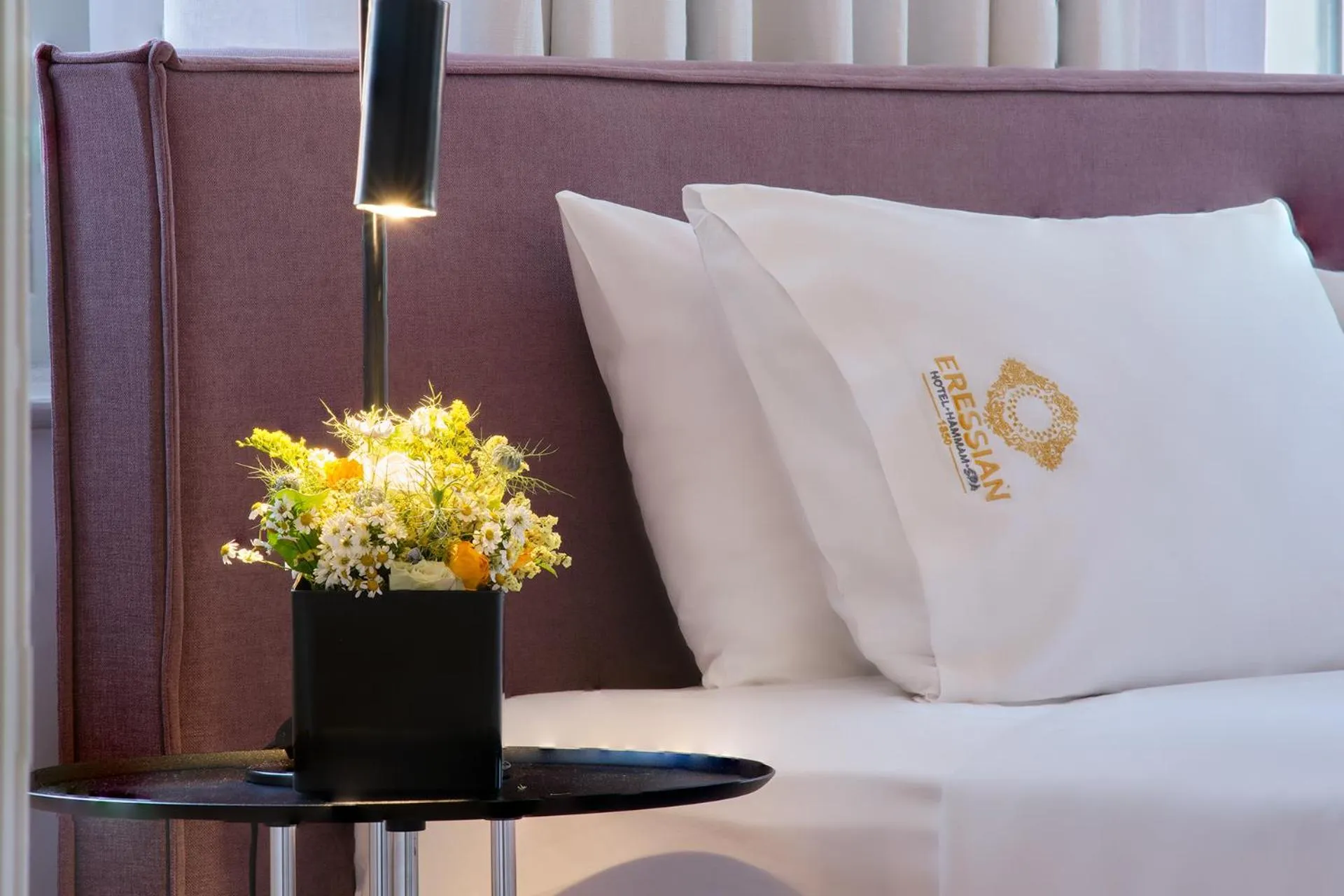 Bed in Eressian Hotel & Hammam Spa