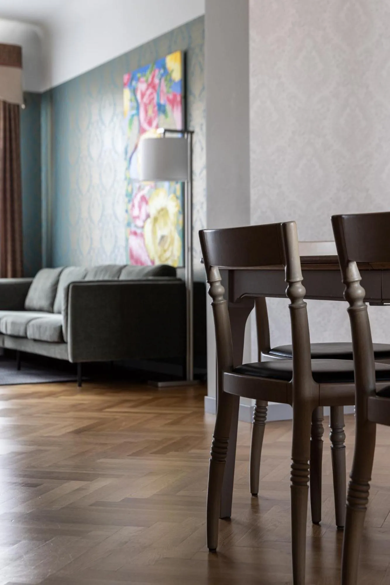 Bed in Roze Republikas Apartments