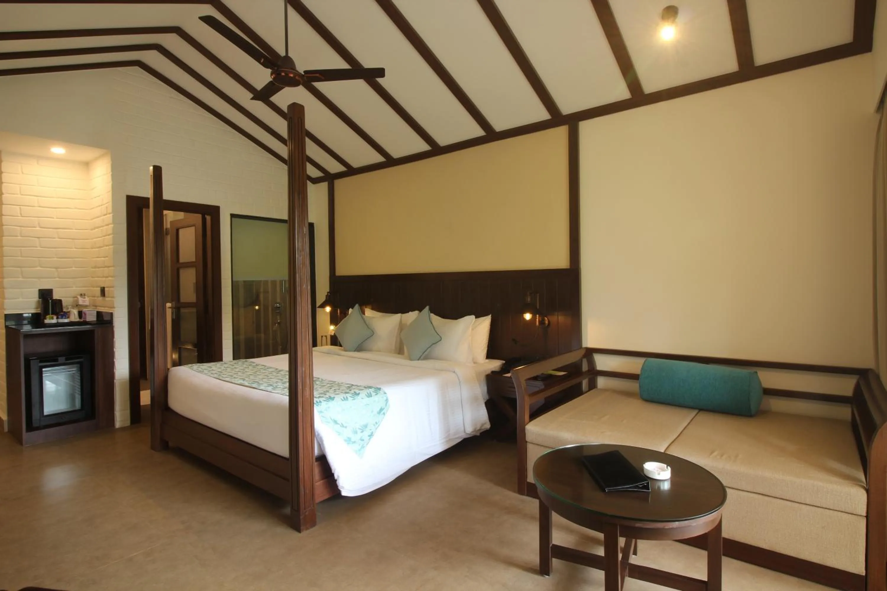 Photo of the whole room, Bed in Regenta Jungle Resort Kabini Springs