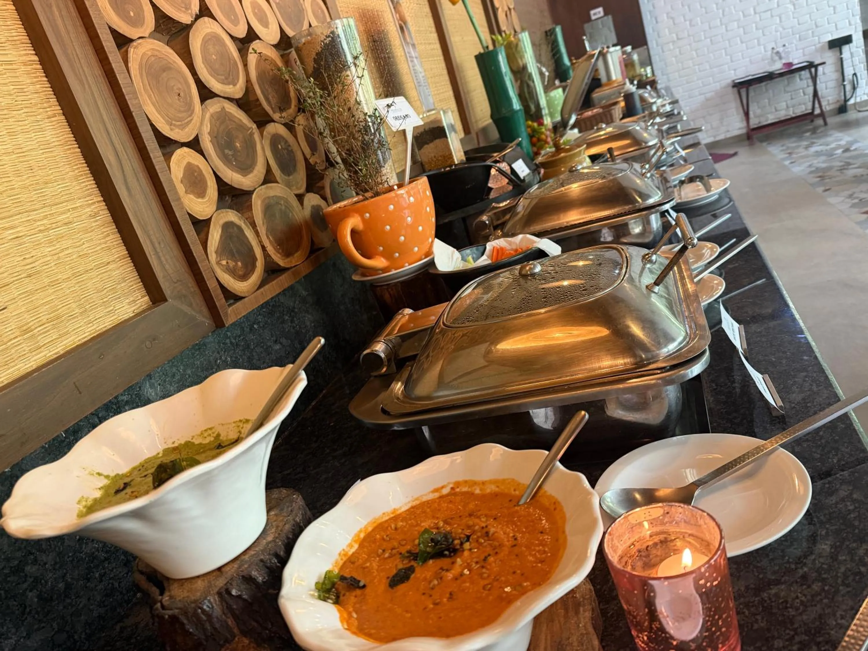 Breakfast in Regenta Jungle Resort Kabini Springs