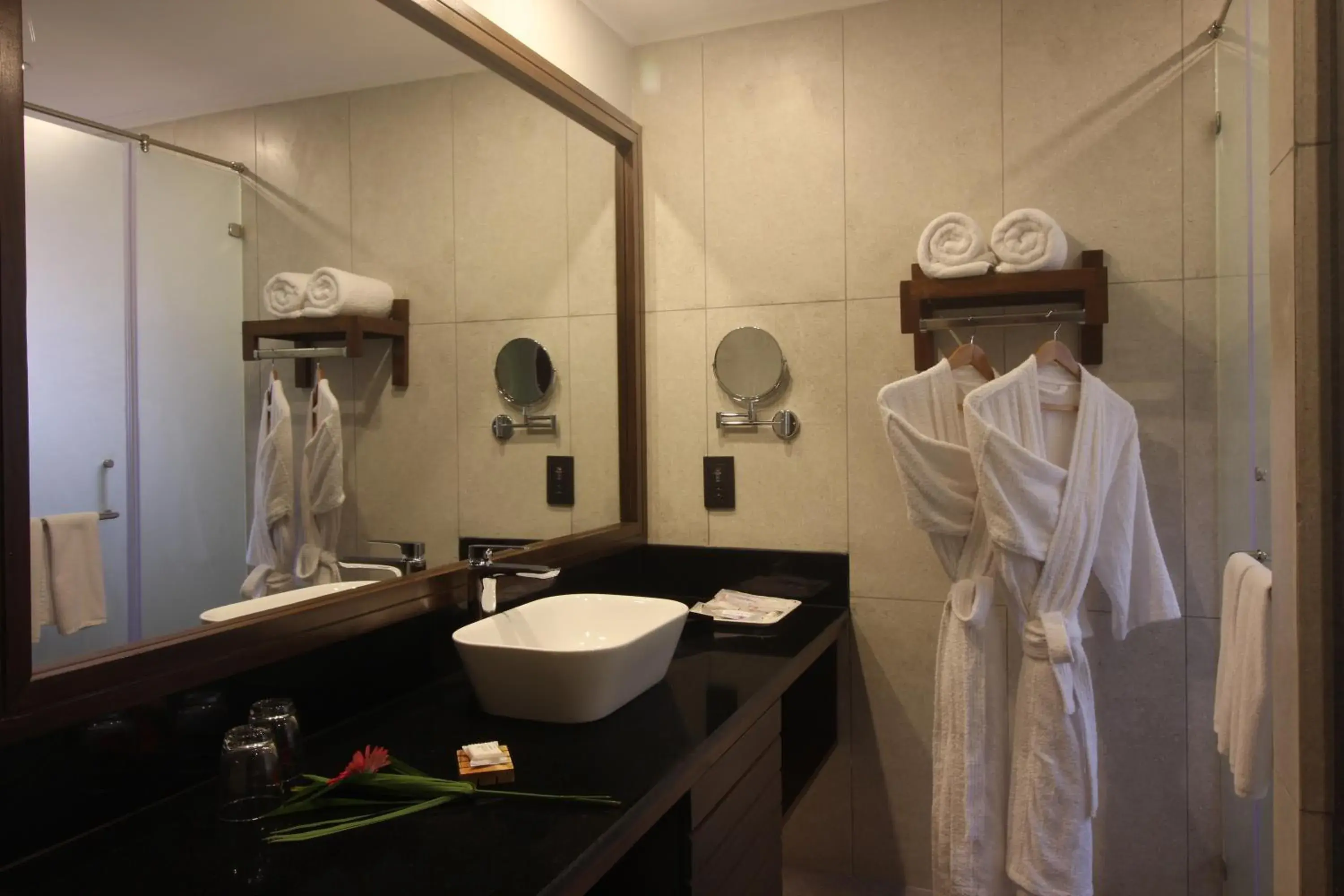 Bathroom in Regenta Jungle Resort Kabini Springs Bathroom in Regenta Jungle Resort Kabini Springs