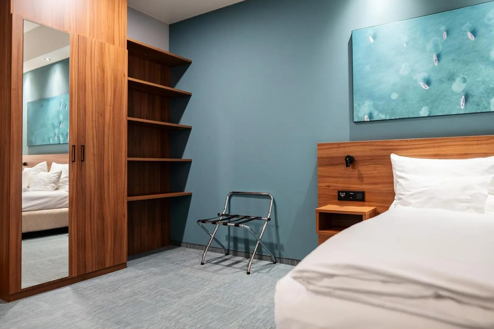 Bed in Hotel Das Zeit