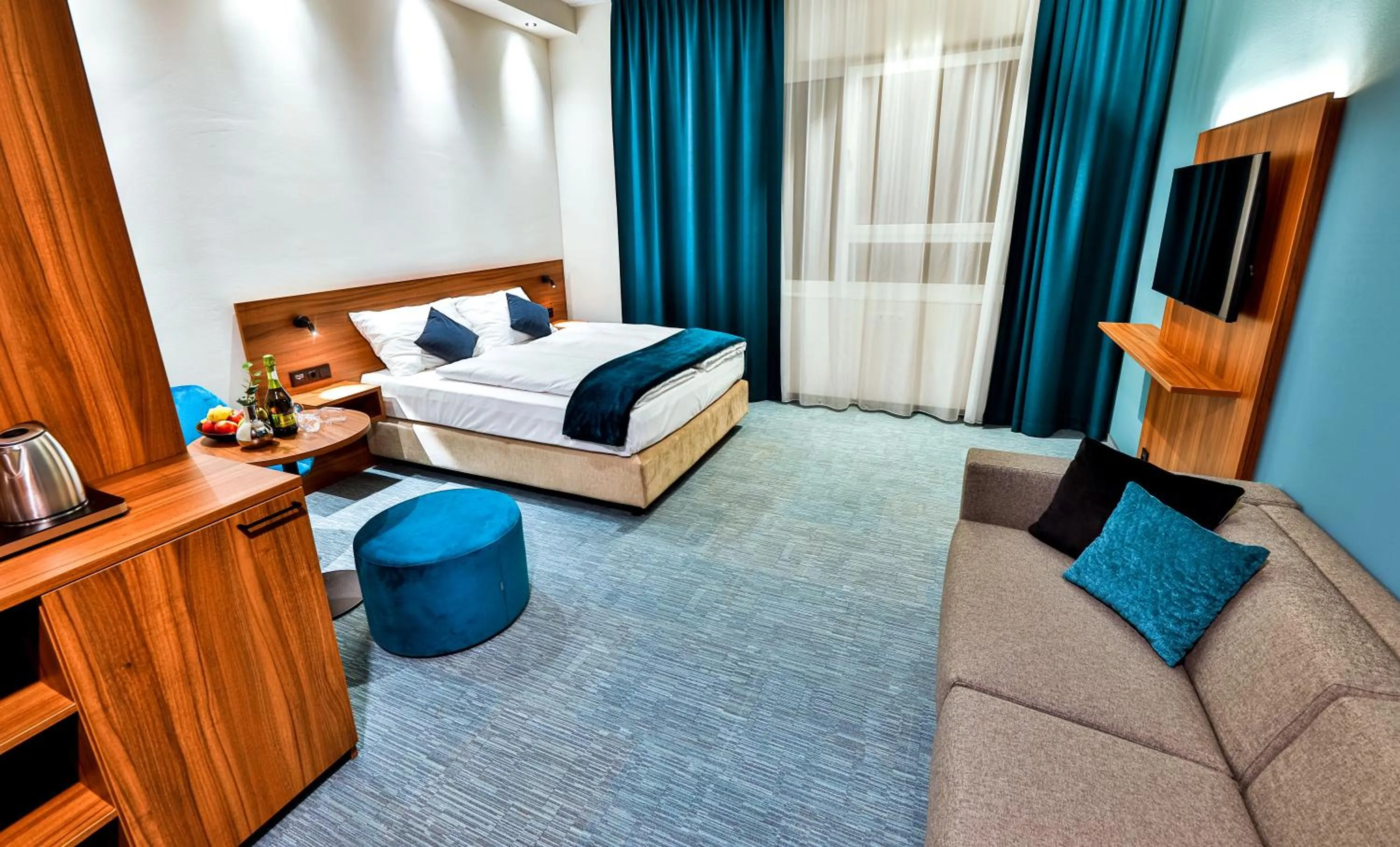 Bed in Hotel Das Zeit