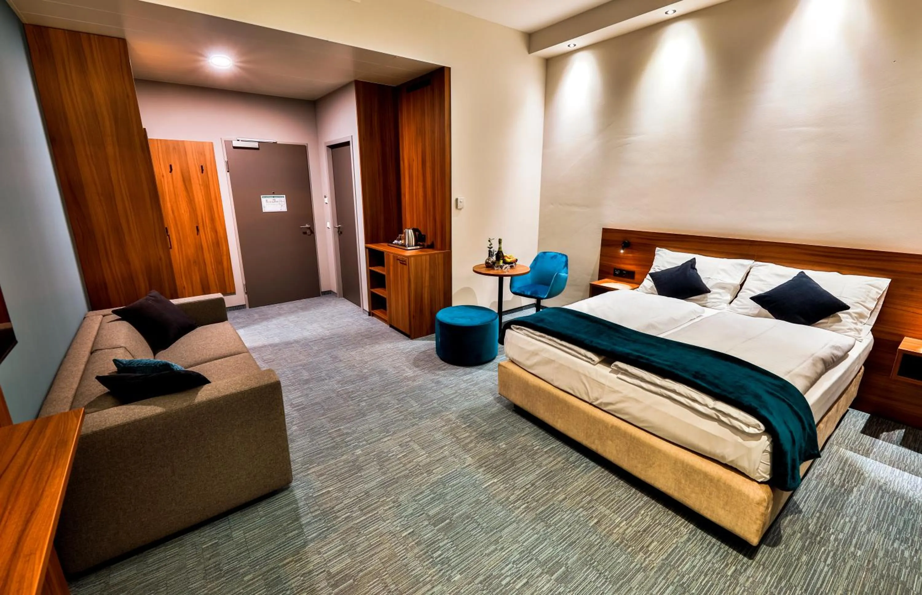 Bed in Hotel Das Zeit