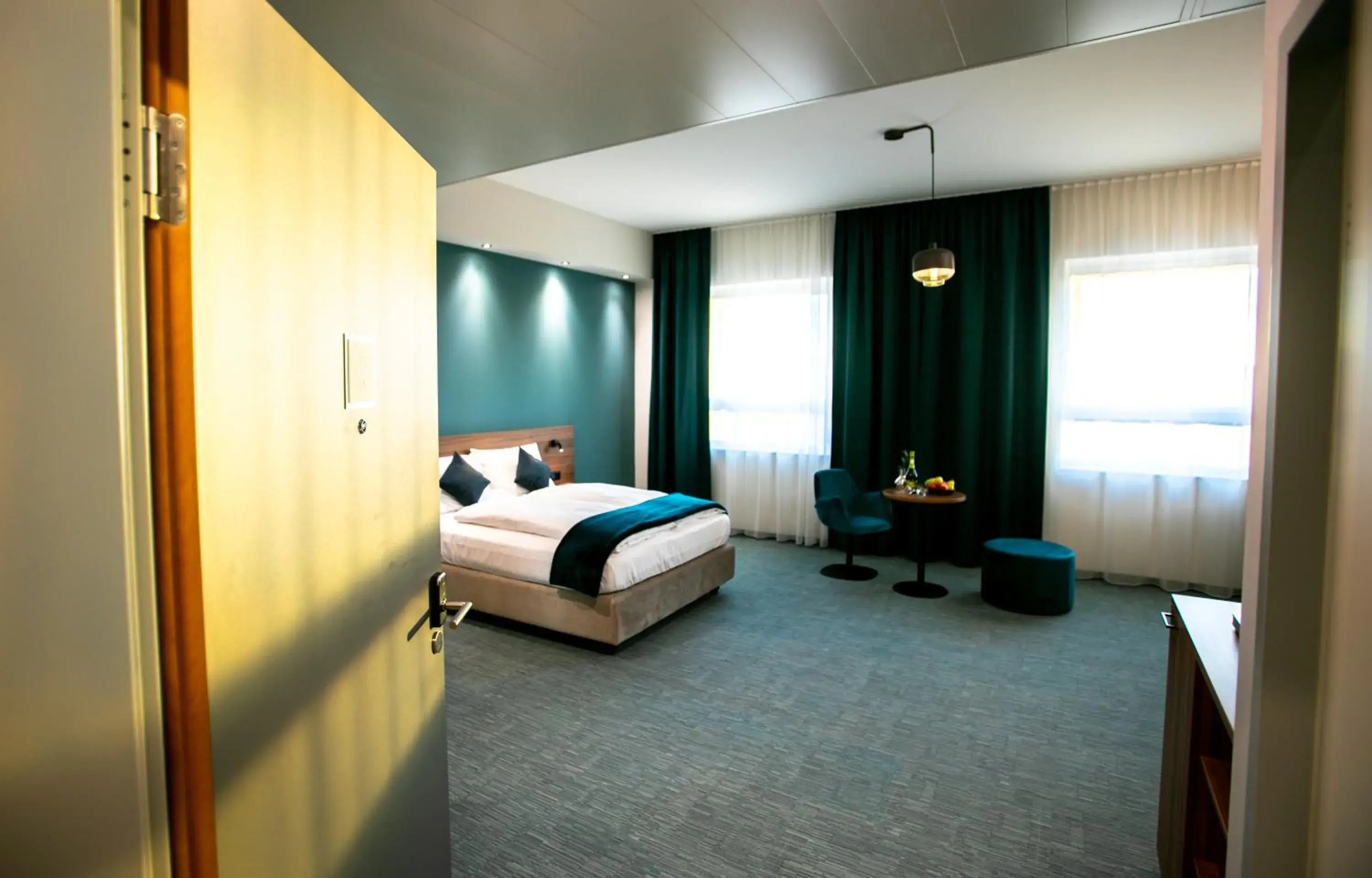 Photo of the whole room, Bed in Hotel Das Zeit Photo of the whole room, Bed in Hotel Das Zeit