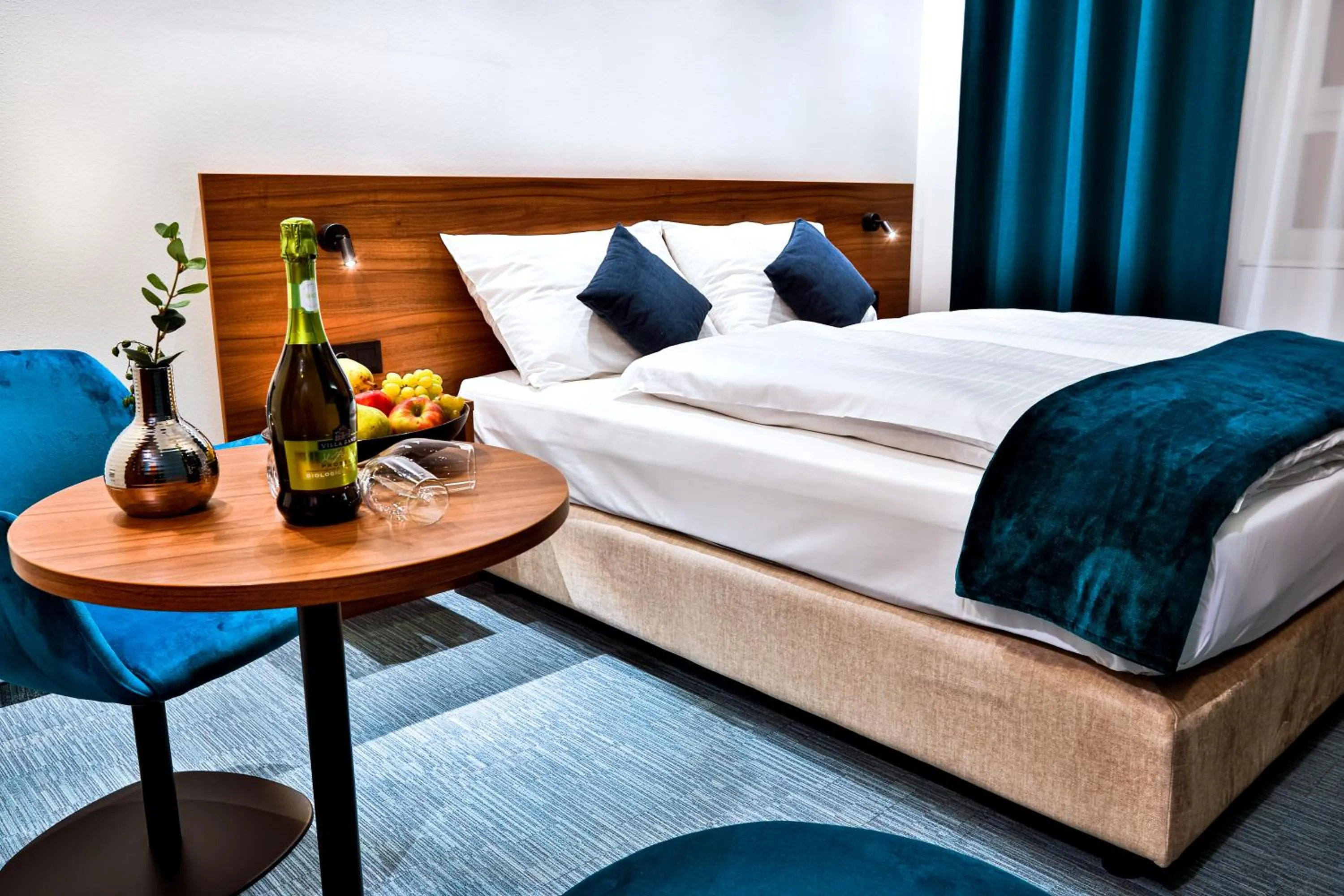 Bed in Hotel Das Zeit