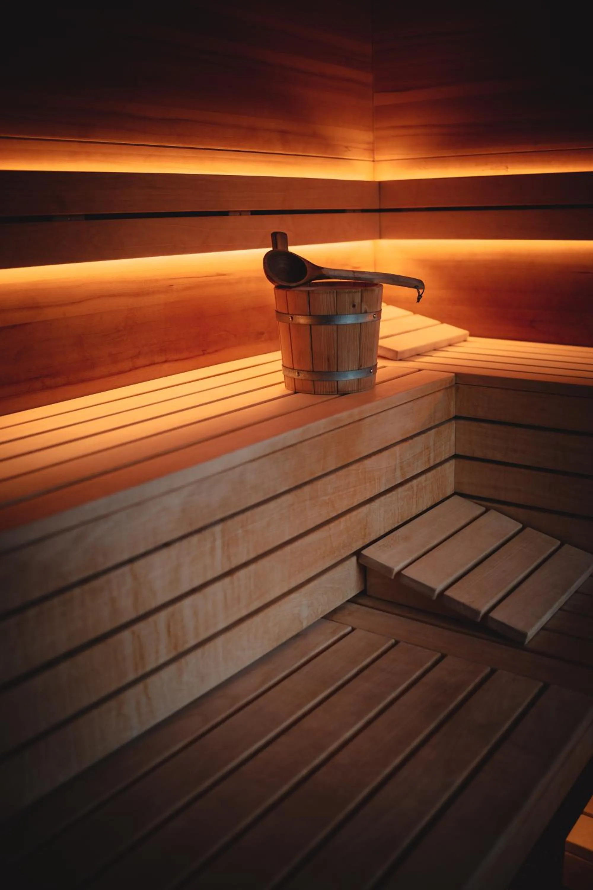 Sauna in Hotel Das Zeit