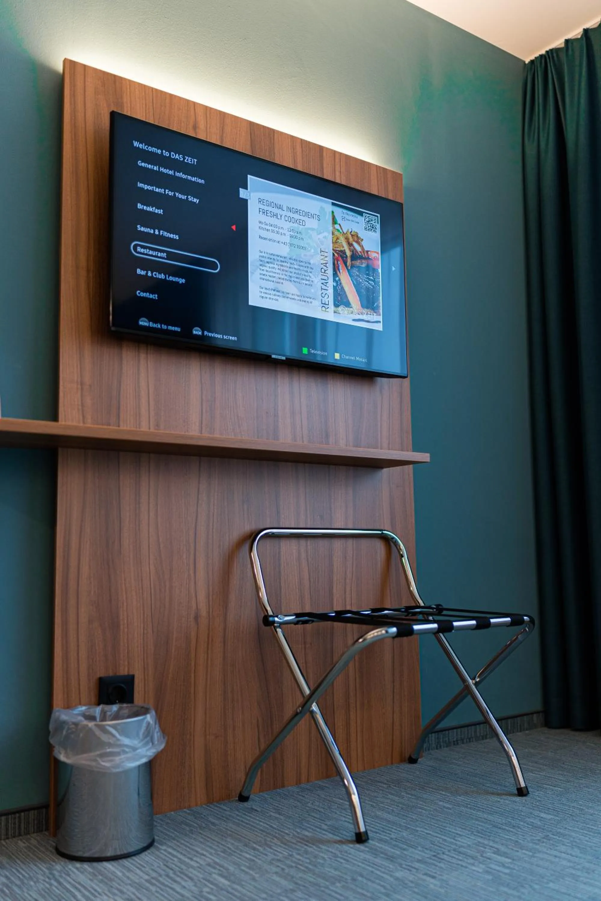 TV and multimedia in Hotel Das Zeit