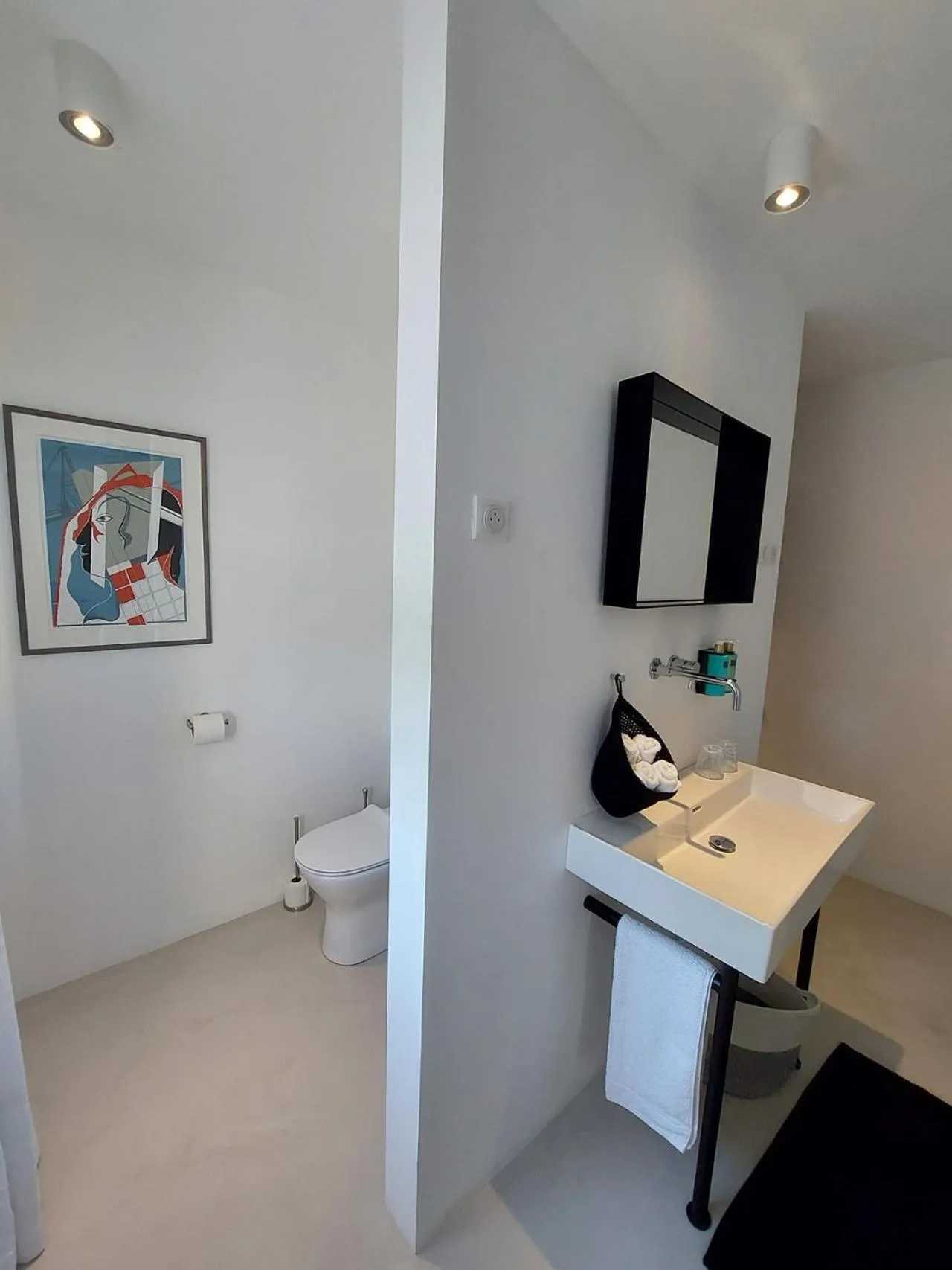 Toilet in Croissant de Lune