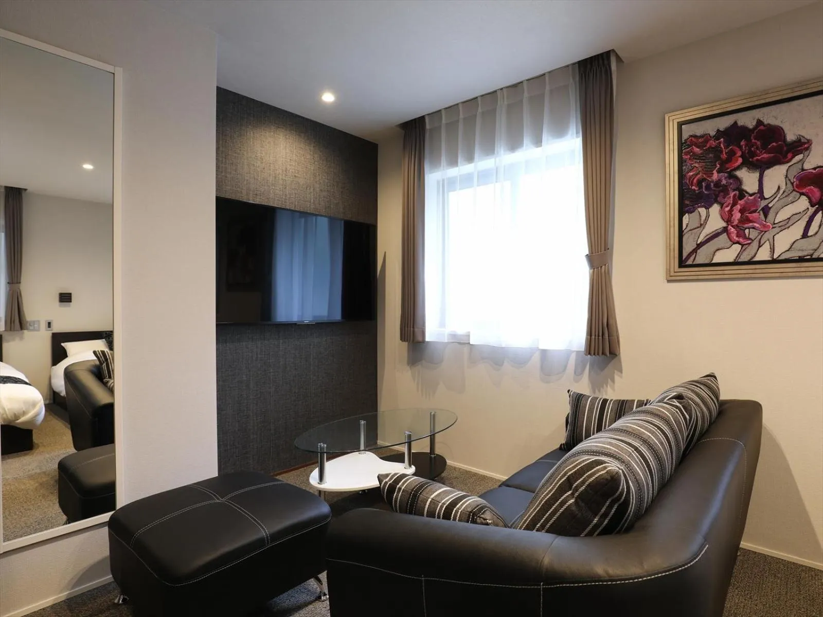 Living room in GRAND BASE Hakataminami