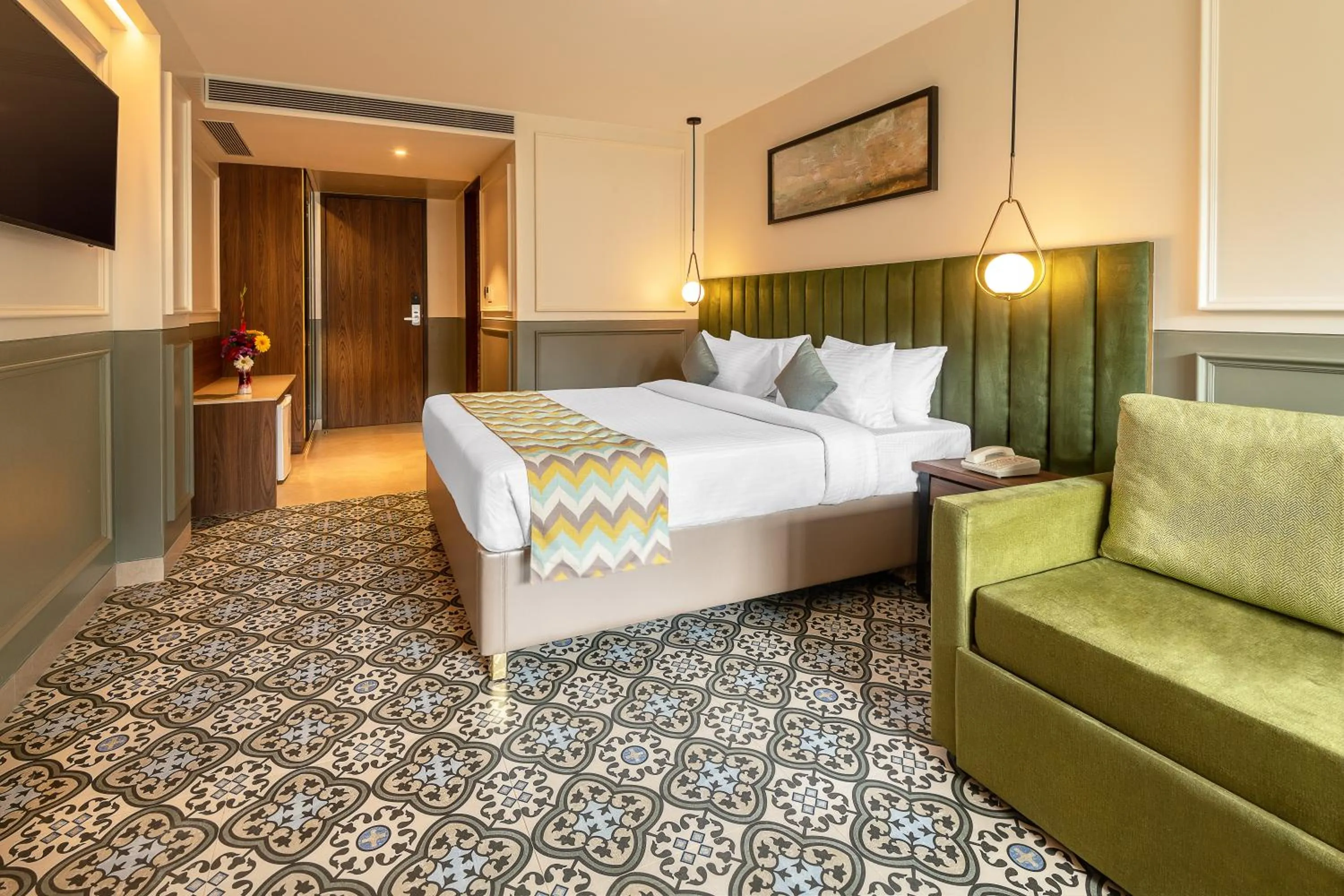 Bed in Sapphire Boutique Hotel