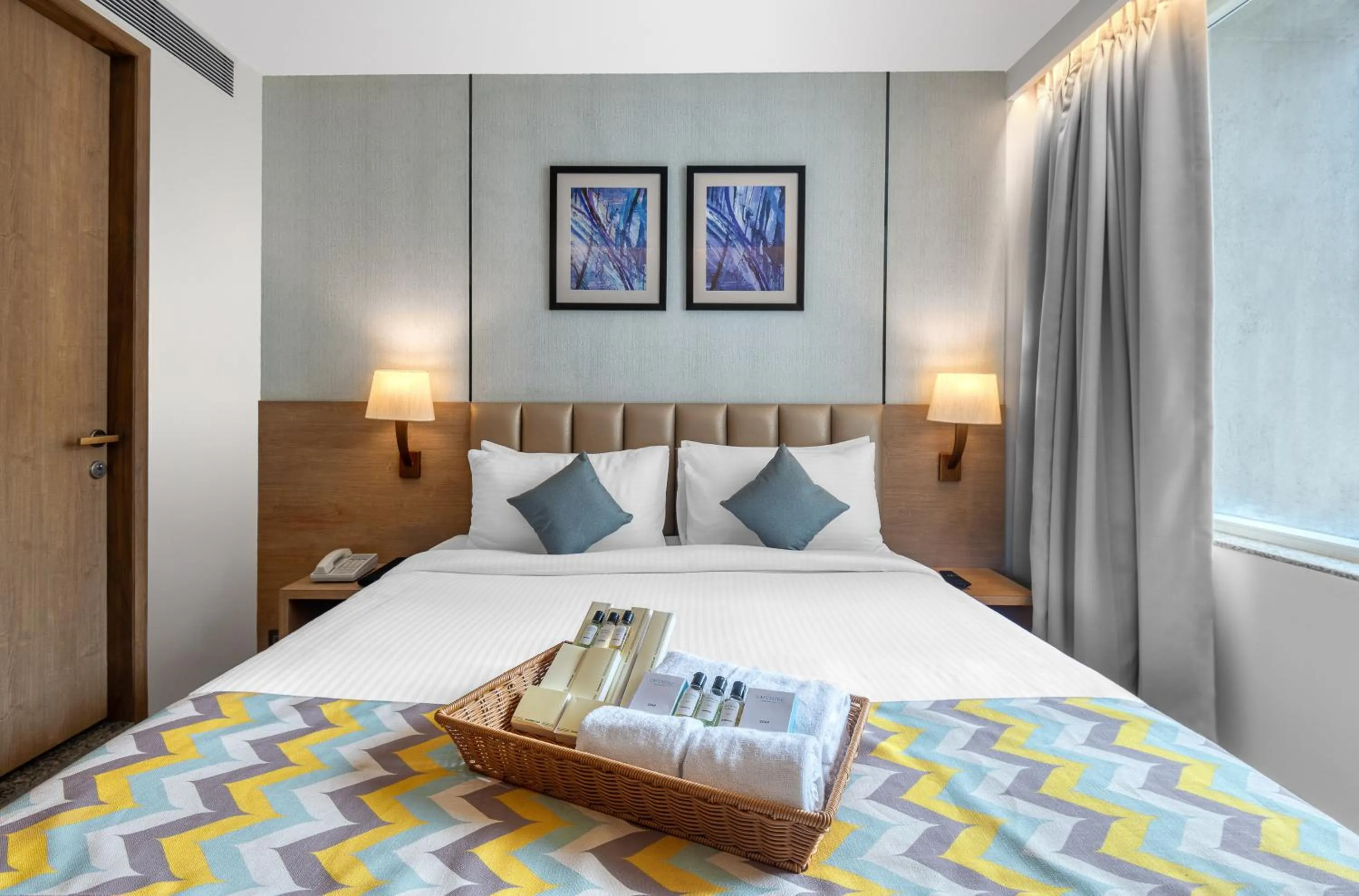 Bed in Sapphire Boutique Hotel