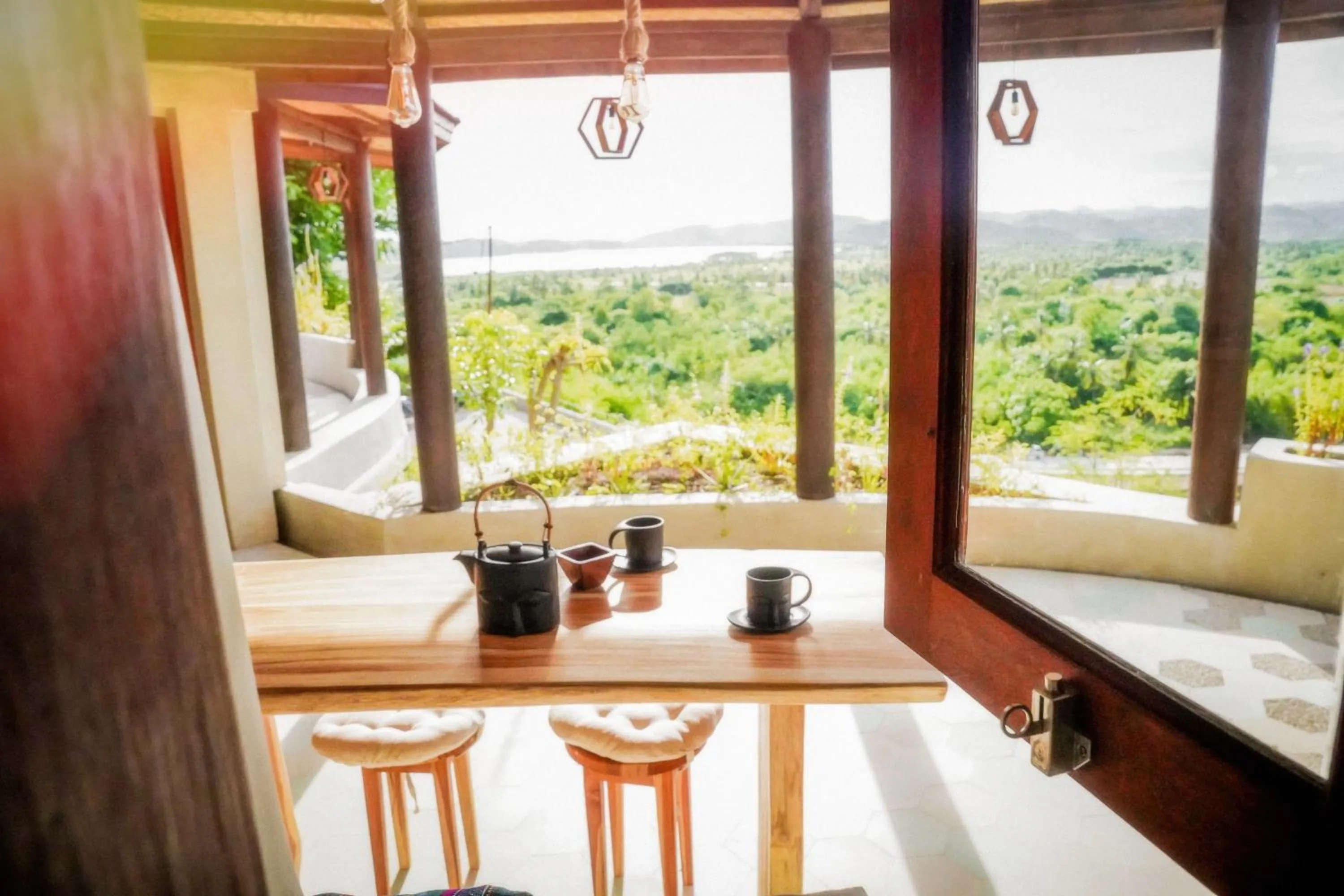 Seating area in Dome Lombok