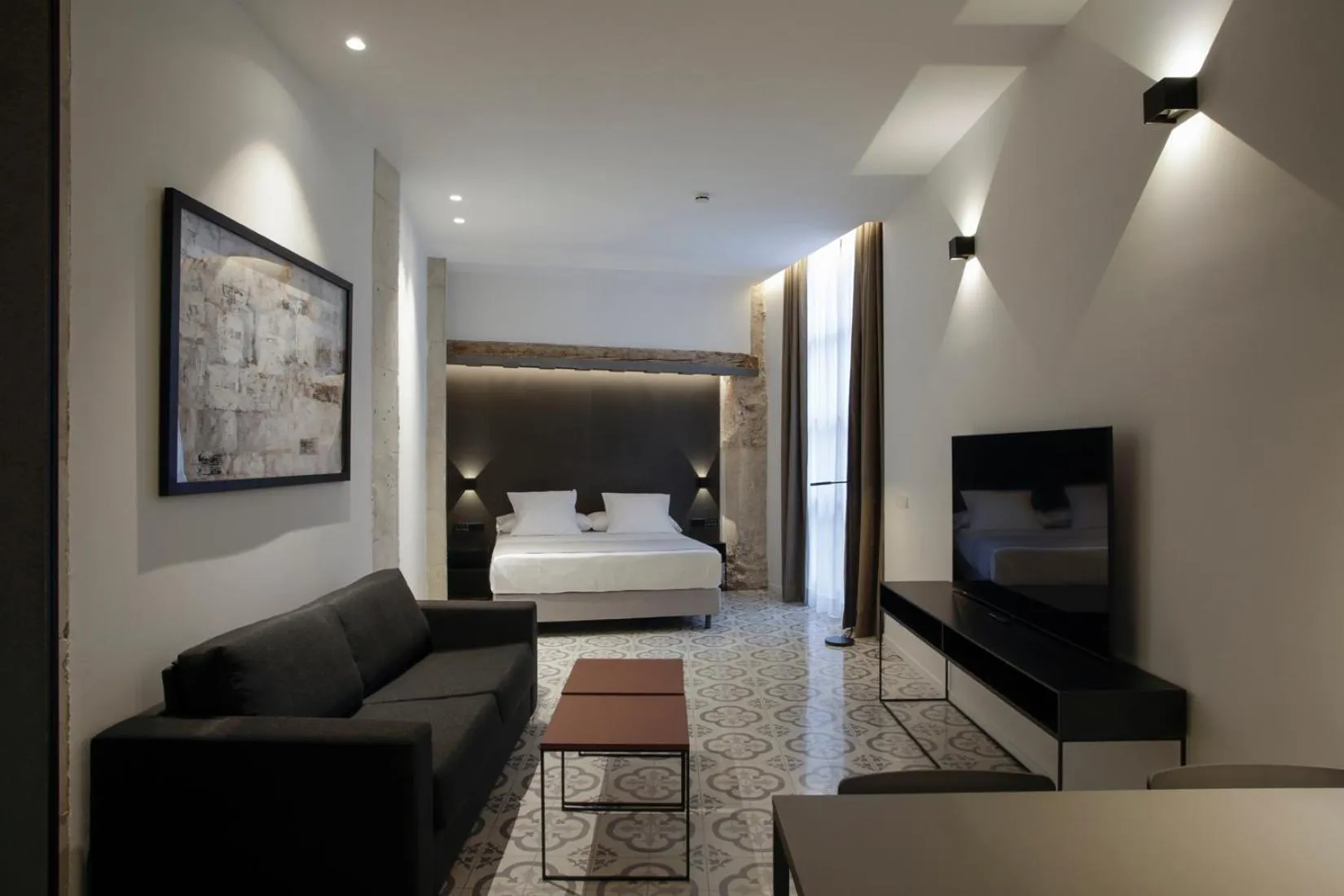 Photo of the whole room, Bed in Fetén