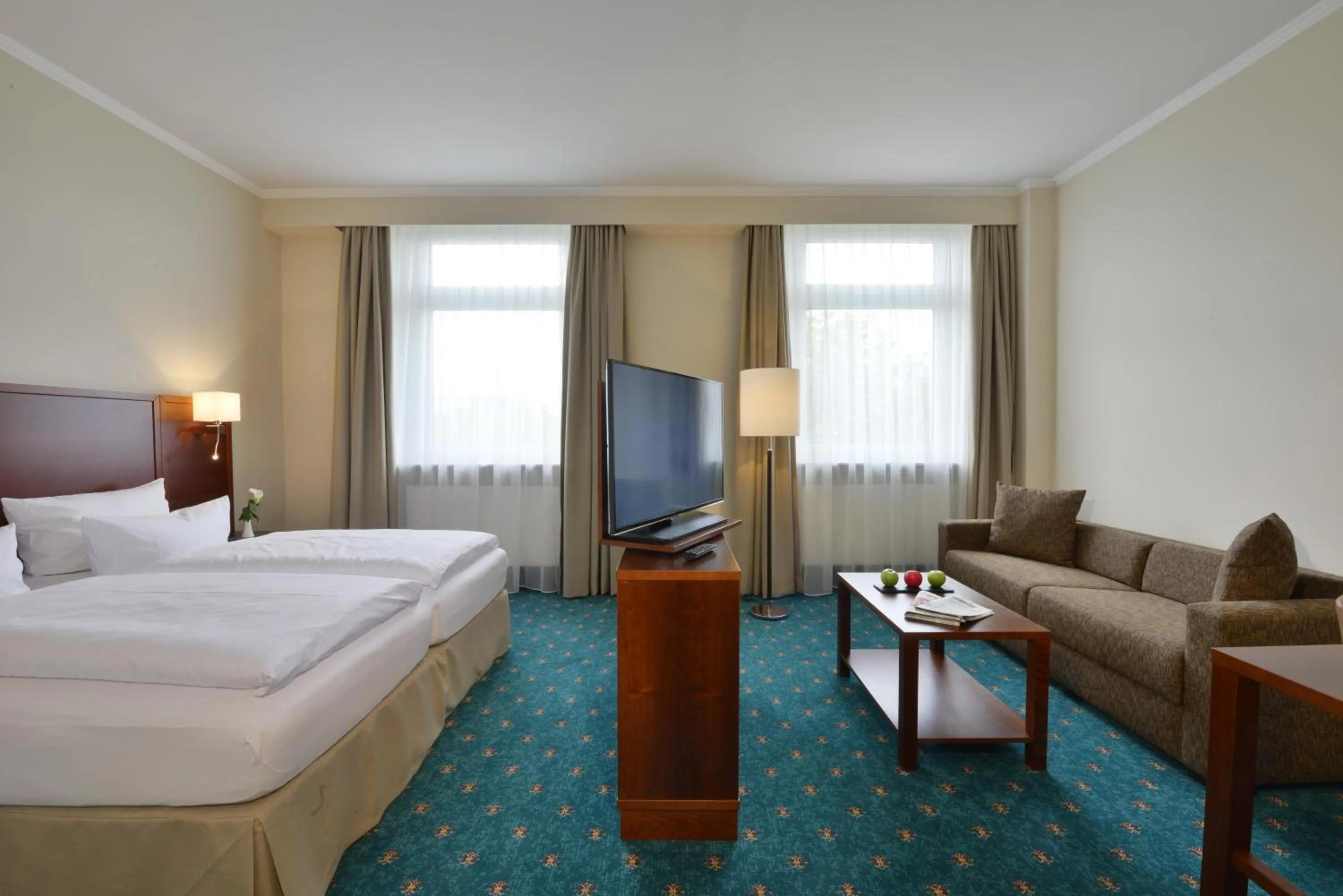 Bedroom, Bed in Hotel Der Lindenhof