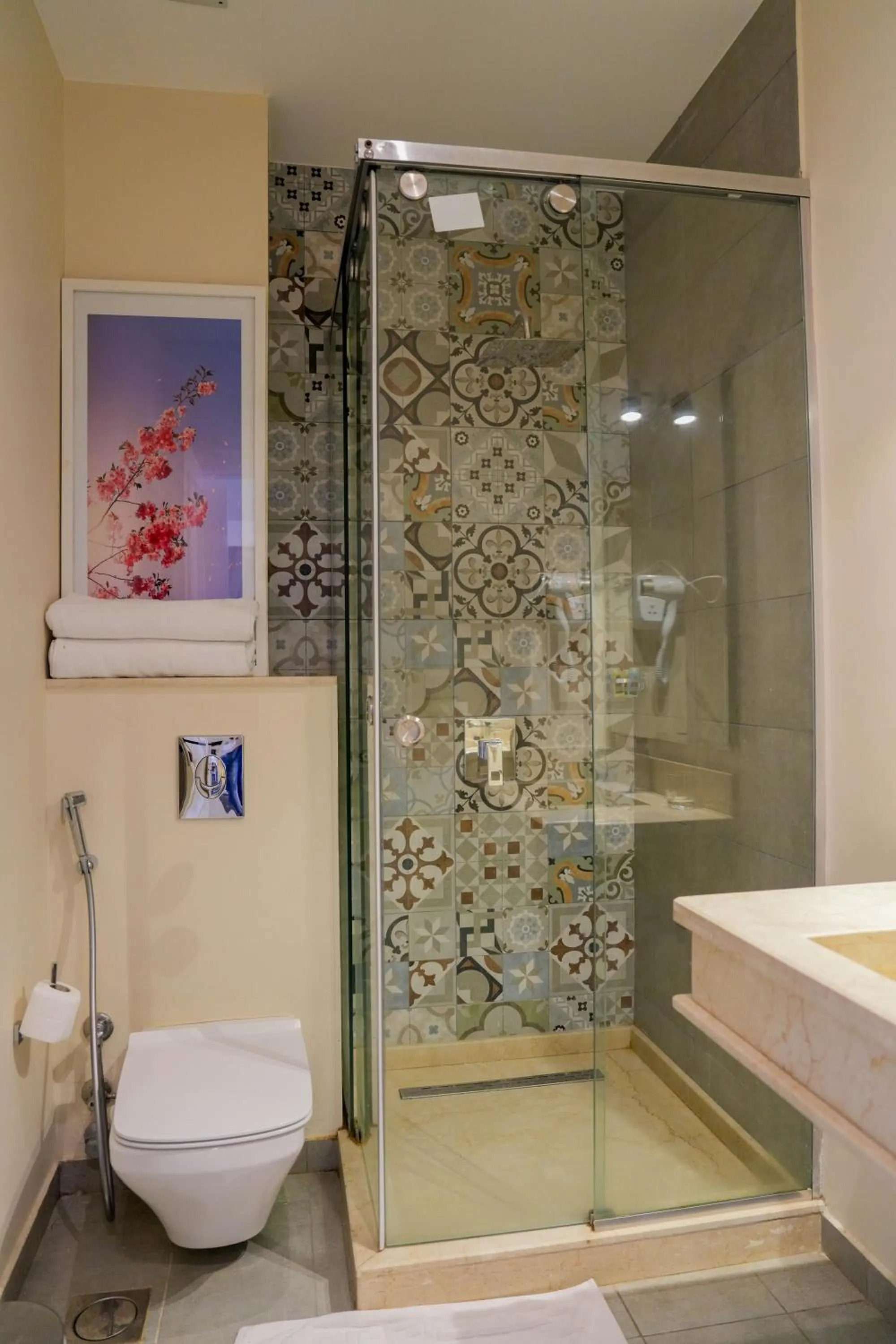 Shower in Villa 55