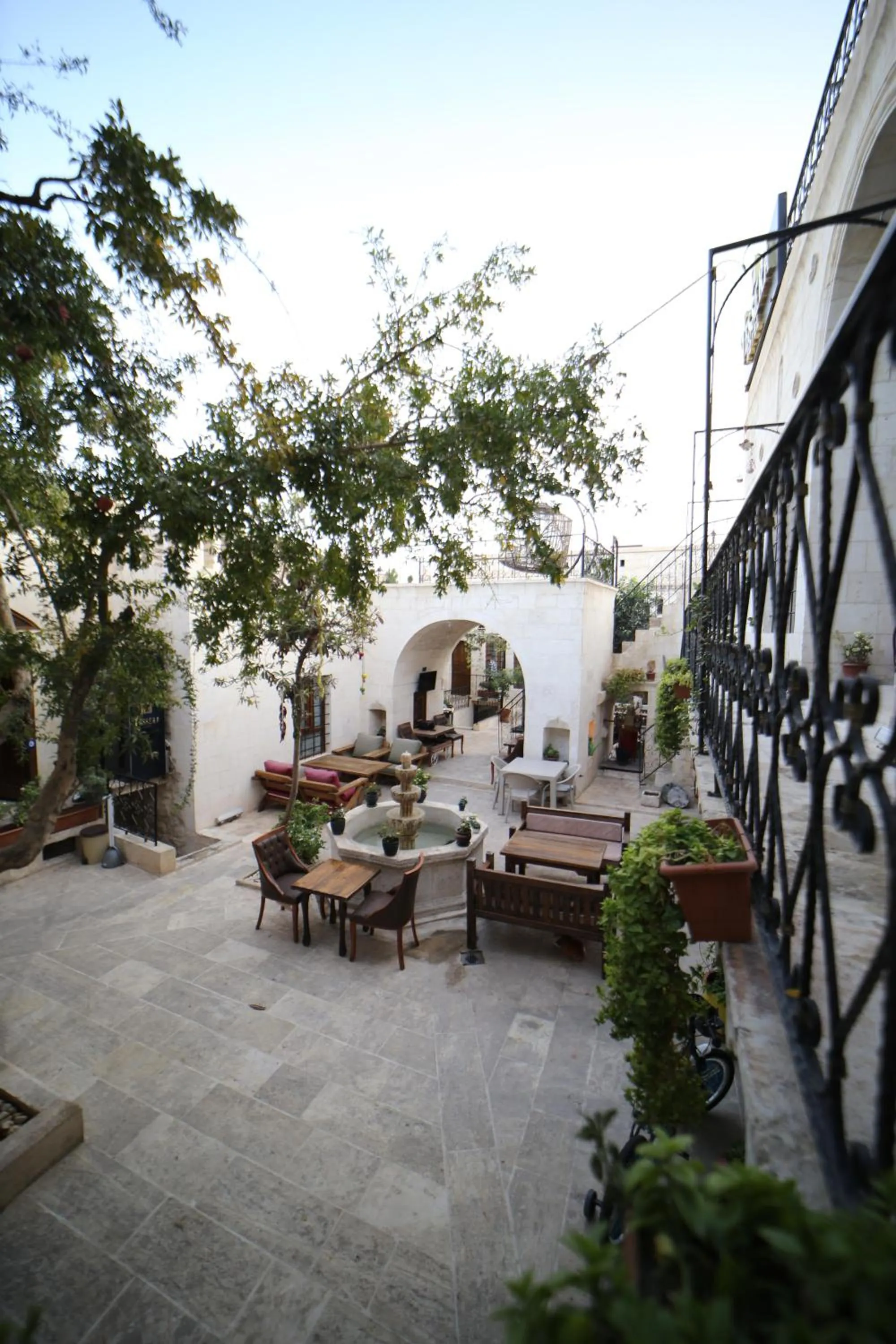 Inner courtyard view in Tessera Hotel