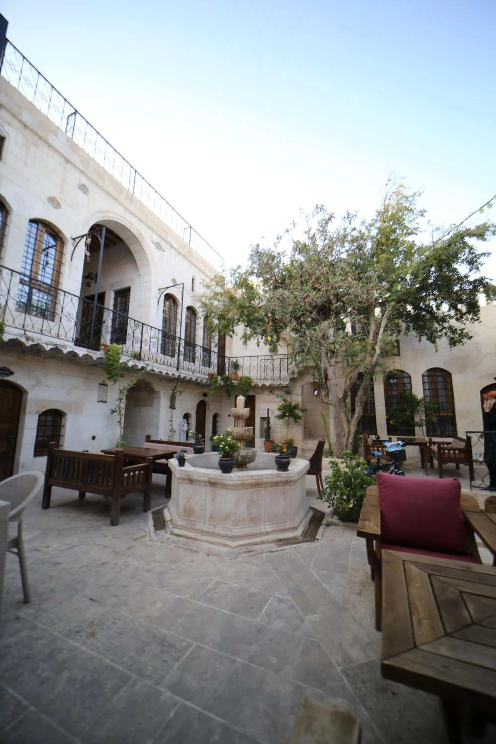 Inner courtyard view in Tessera Hotel
