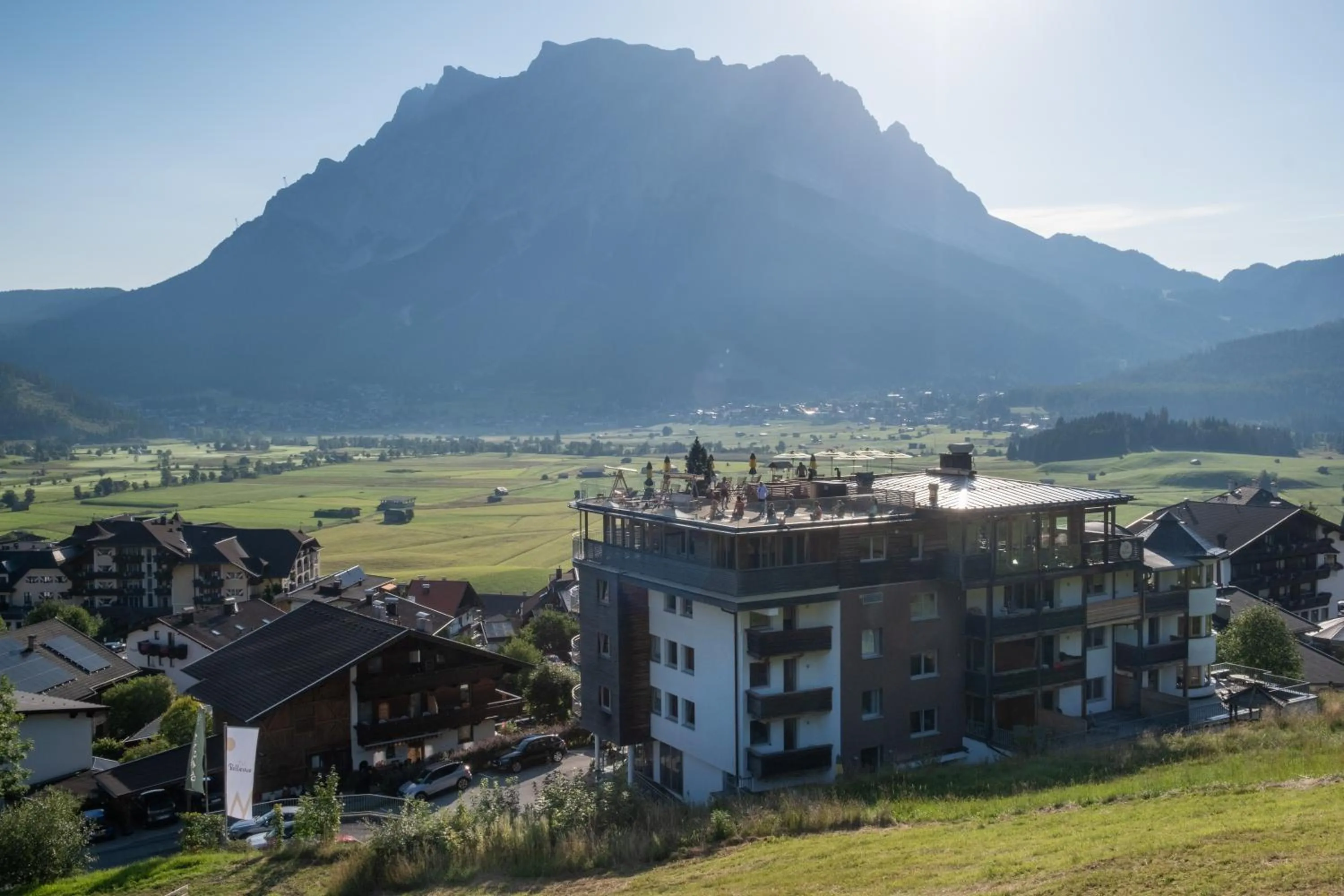 Property building in Boutique Hotel Bellevue Lermoos