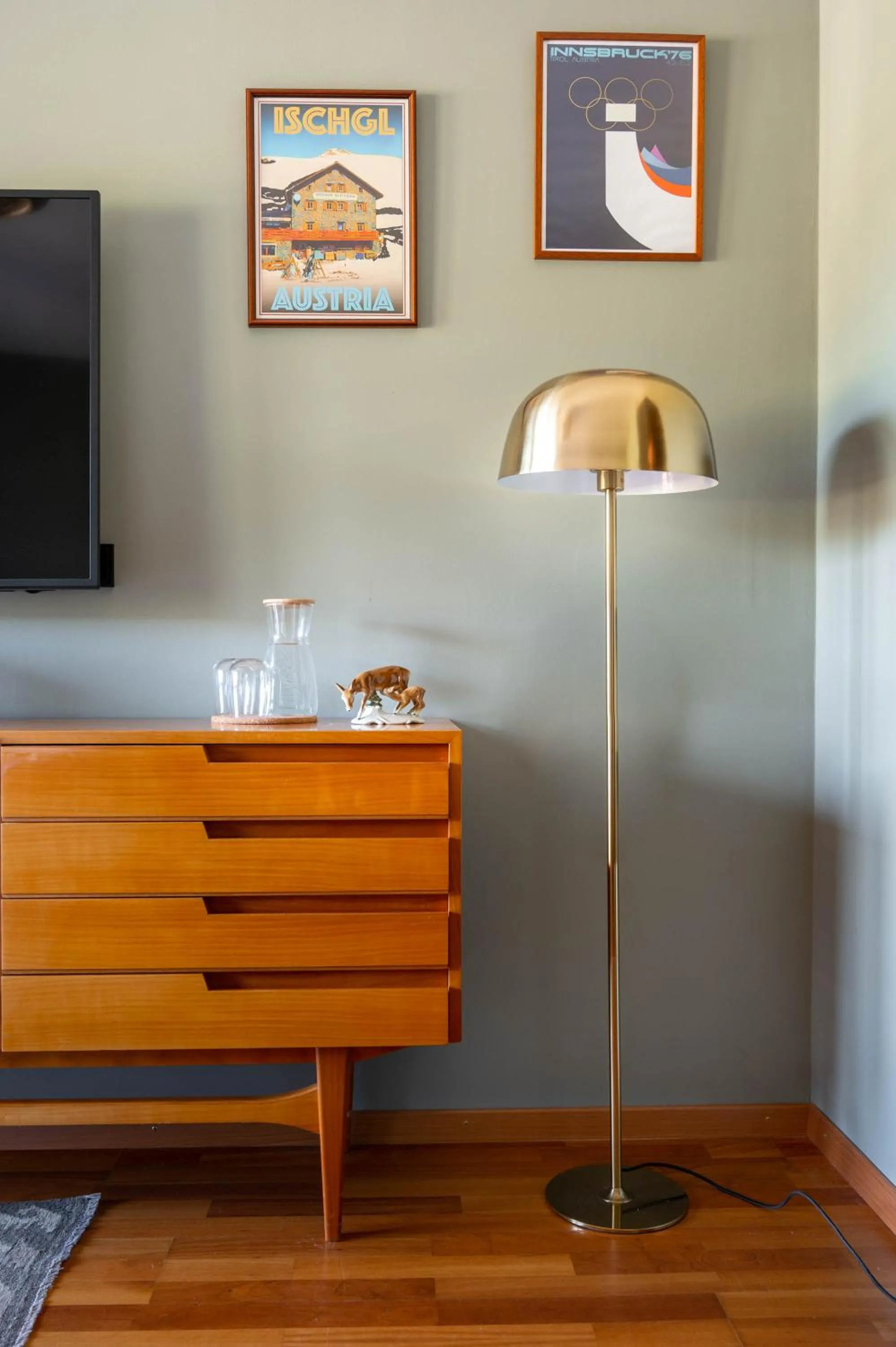 Decorative detail in Boutique Hotel Bellevue Lermoos