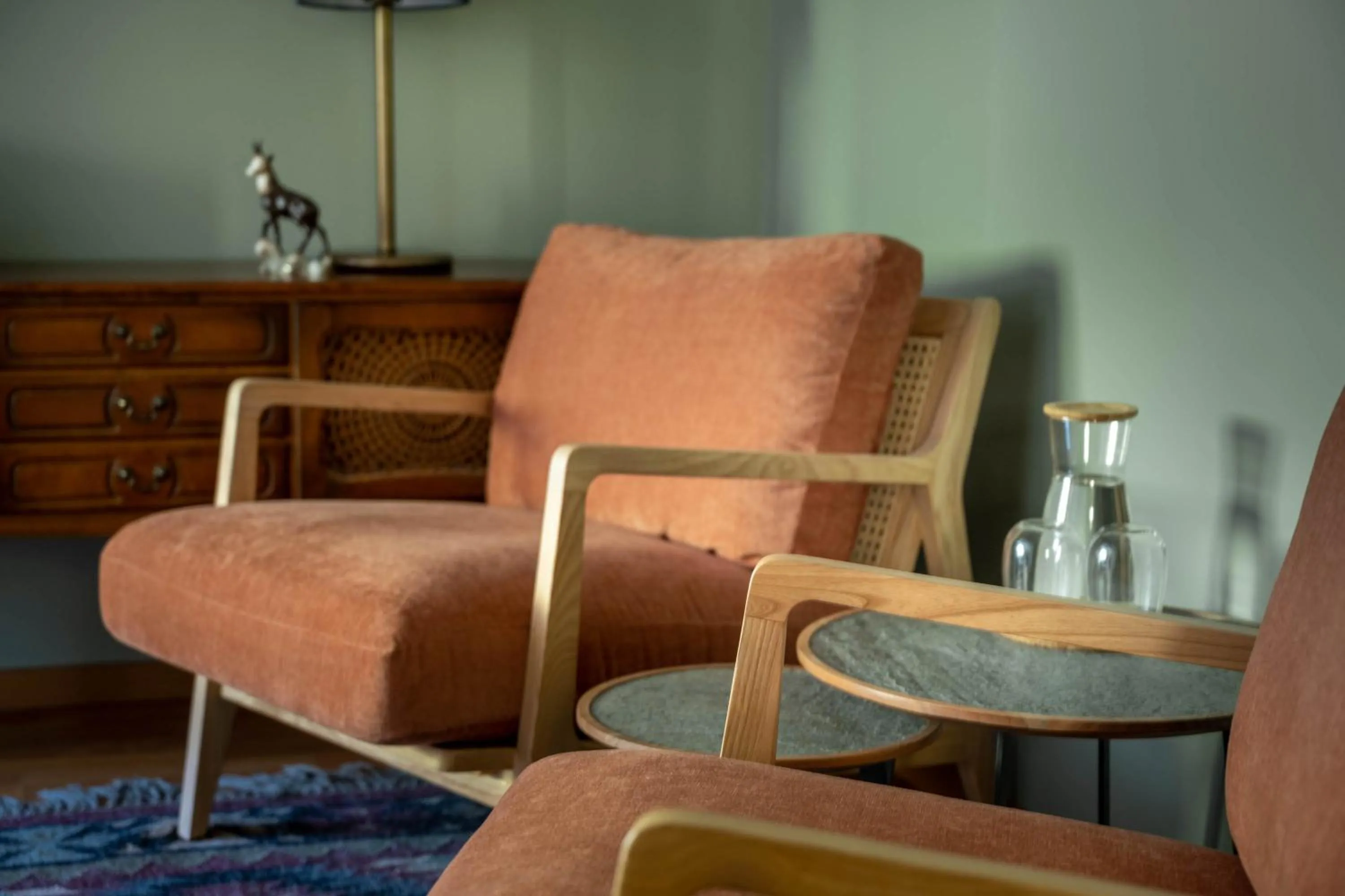 Seating area in Boutique Hotel Bellevue Lermoos
